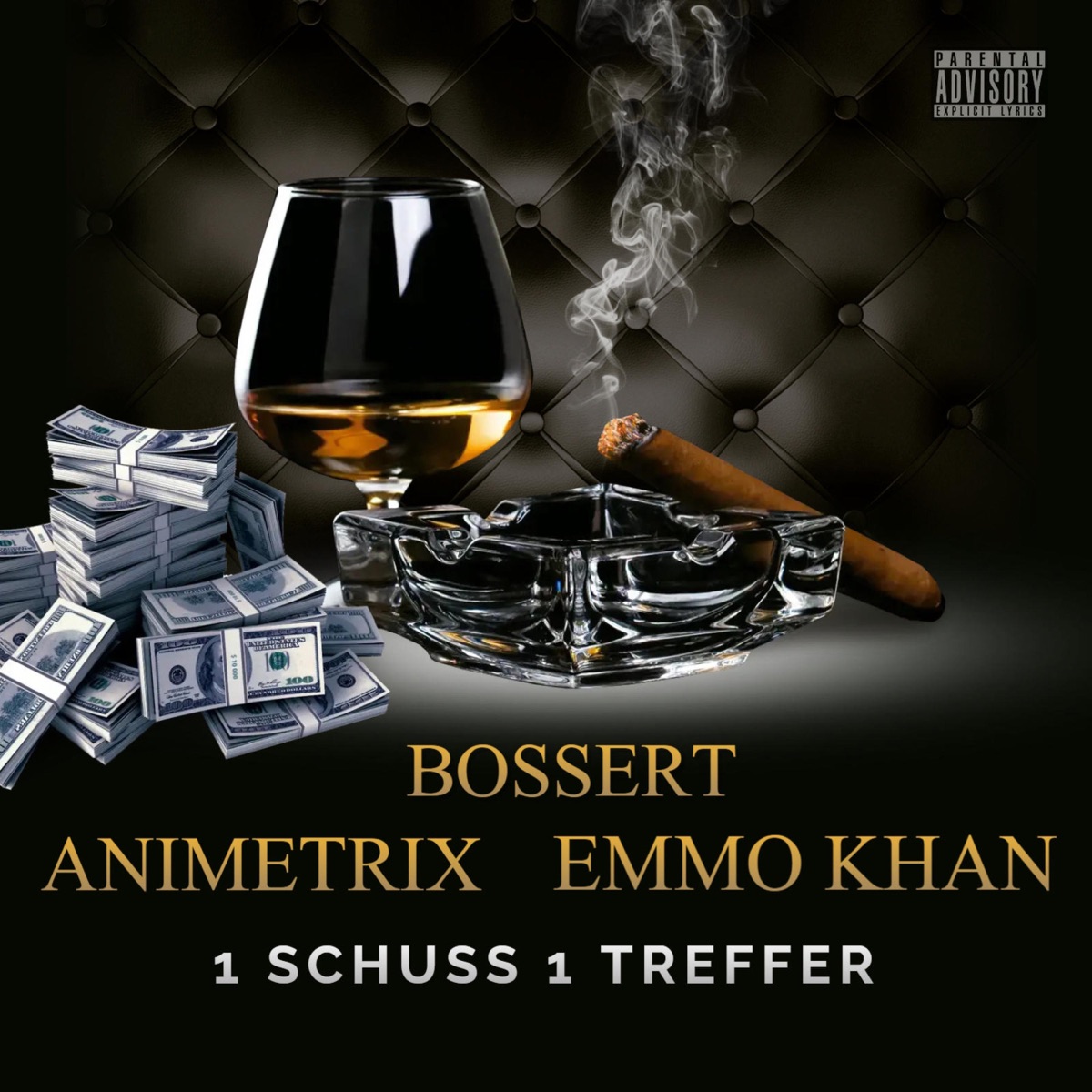 1 Schuss 1 Treffer (feat. Bossert & Animetrix) - Single by Emmo Khan album cover