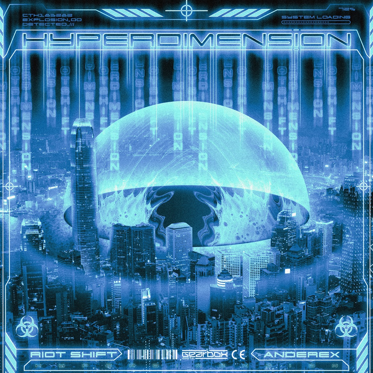 HYPERDIMENSION - Single by Riot Shift & Anderex album cover