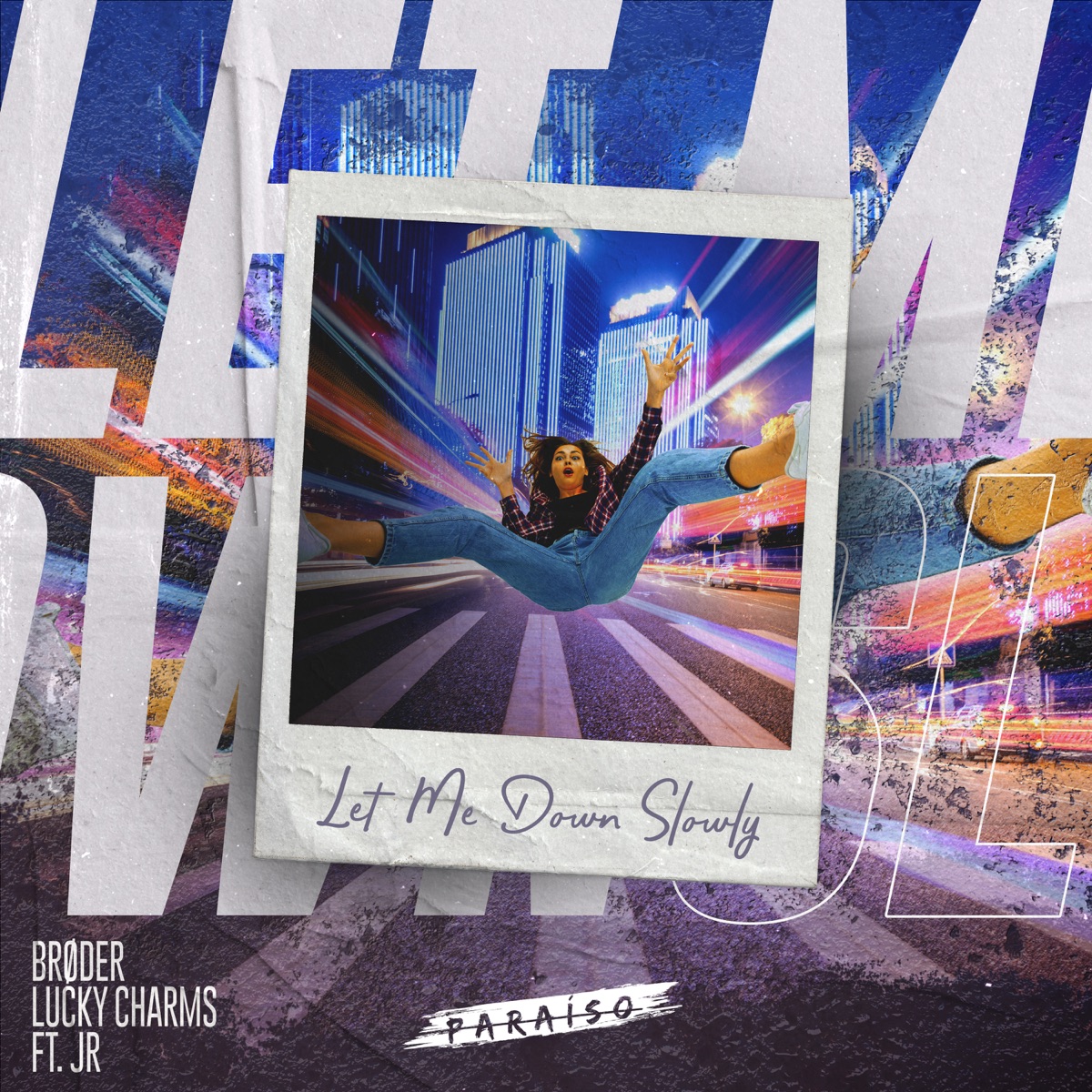Let Me Down Slowly (feat. Brøder) - Single by Lucky Charms & Jessica Reynoso album cover