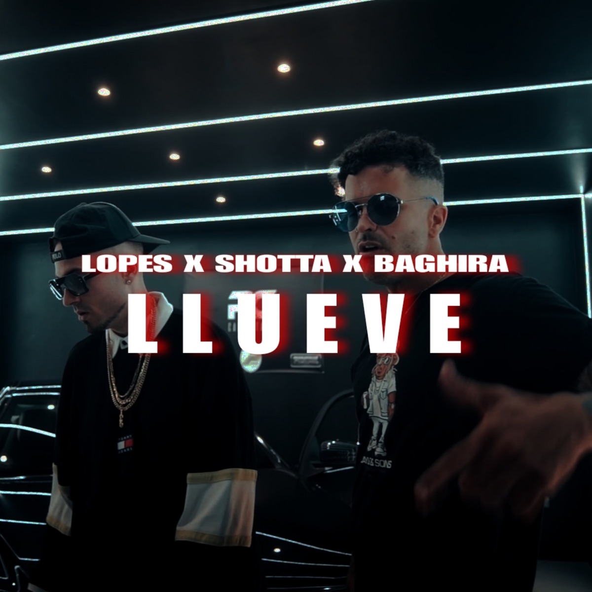 LLUEVE - Single by Lopes, Shotta & Baghira album cover