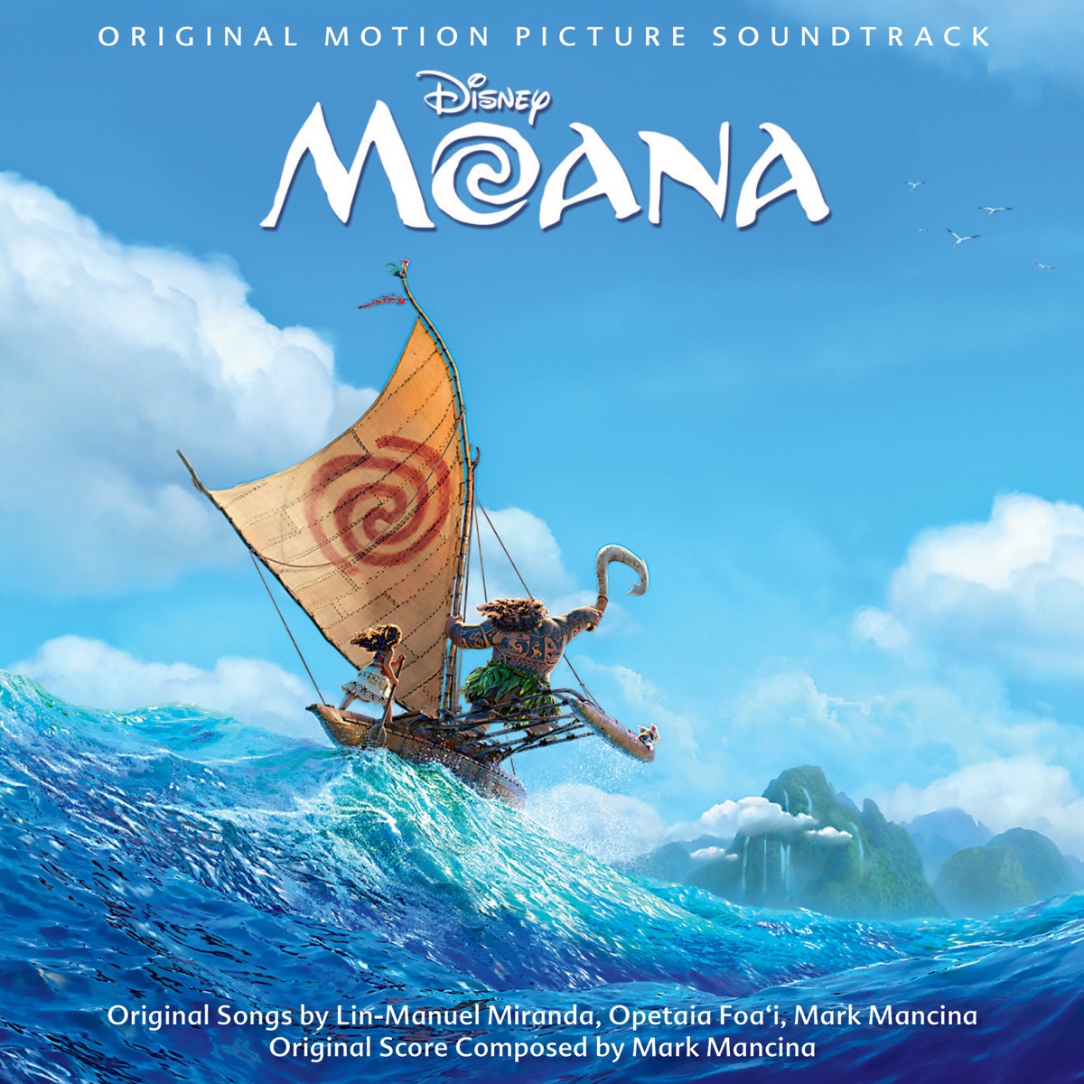 Moana (Original Motion Picture Soundtrack) by Lin-Manuel Miranda & Mark Mancina album cover artwork