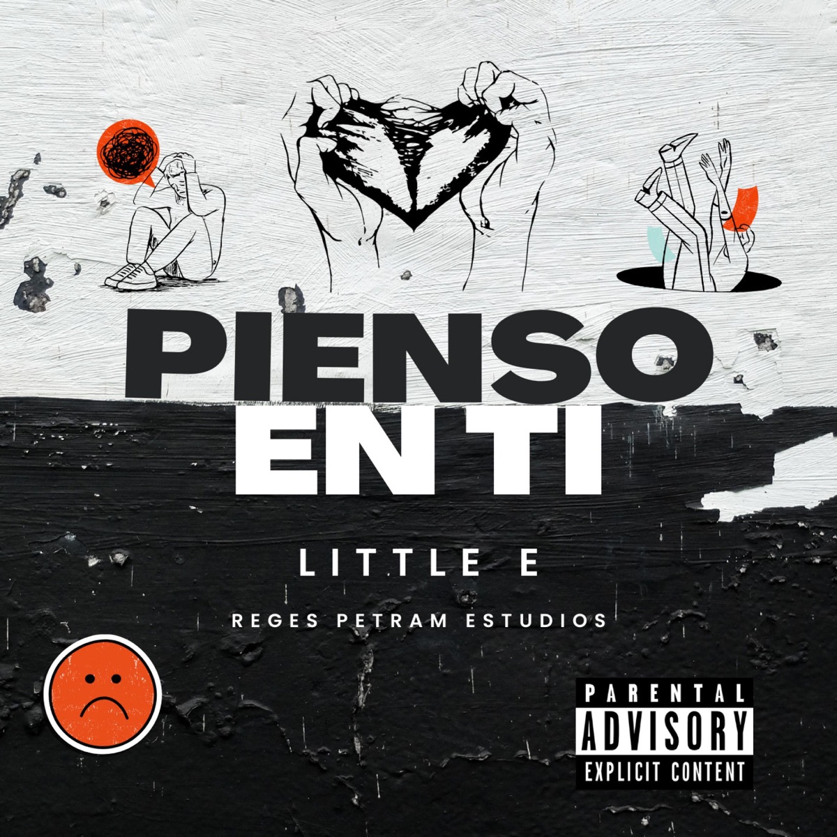 PIENSO EN TI - Single by Little E album cover