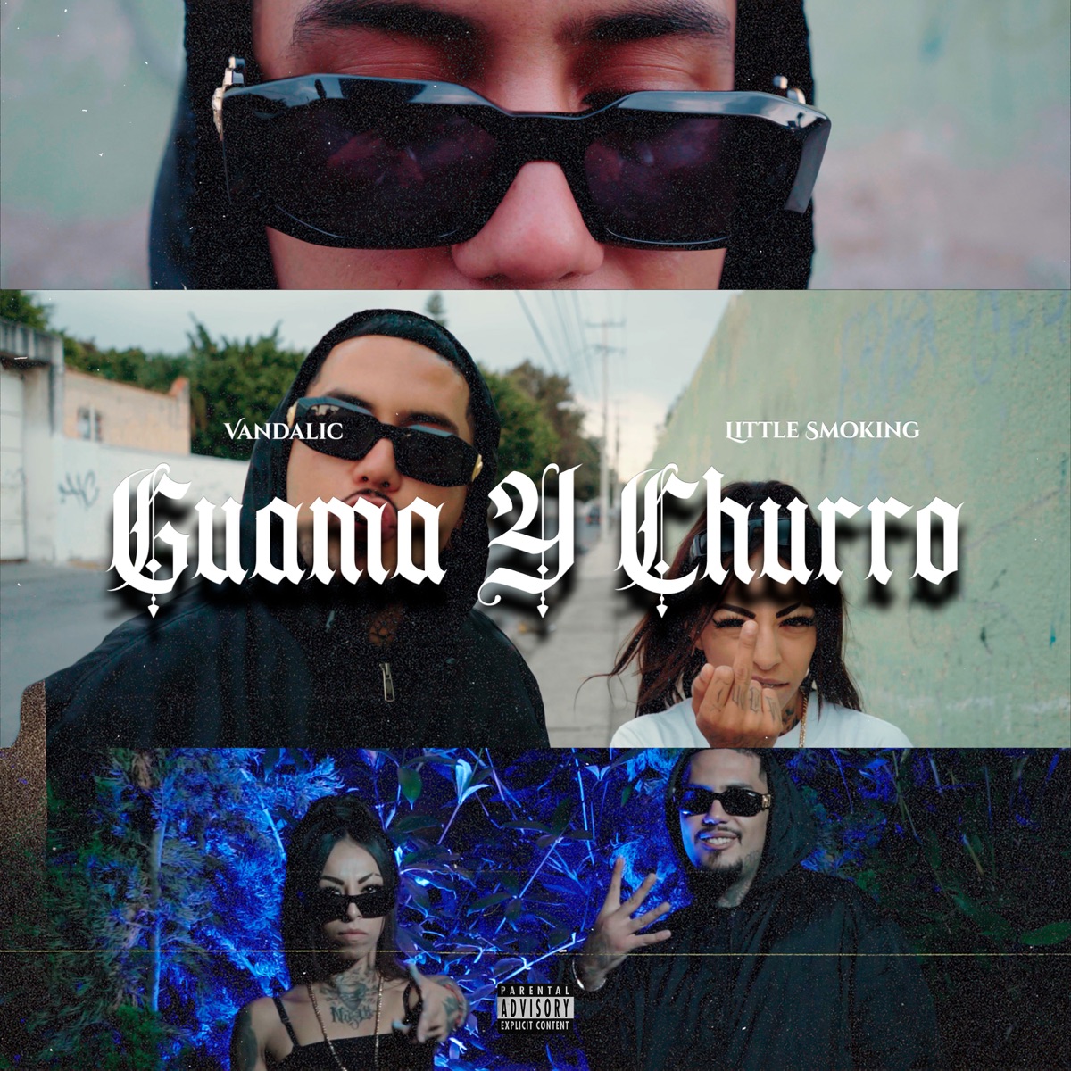 Guama y Churro - Single by Vandalic & Little smoking album cover