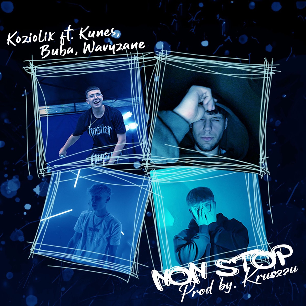 Non Stop (feat. Wavyzane) - Single by Buba, Kunes & Koziolix album cover