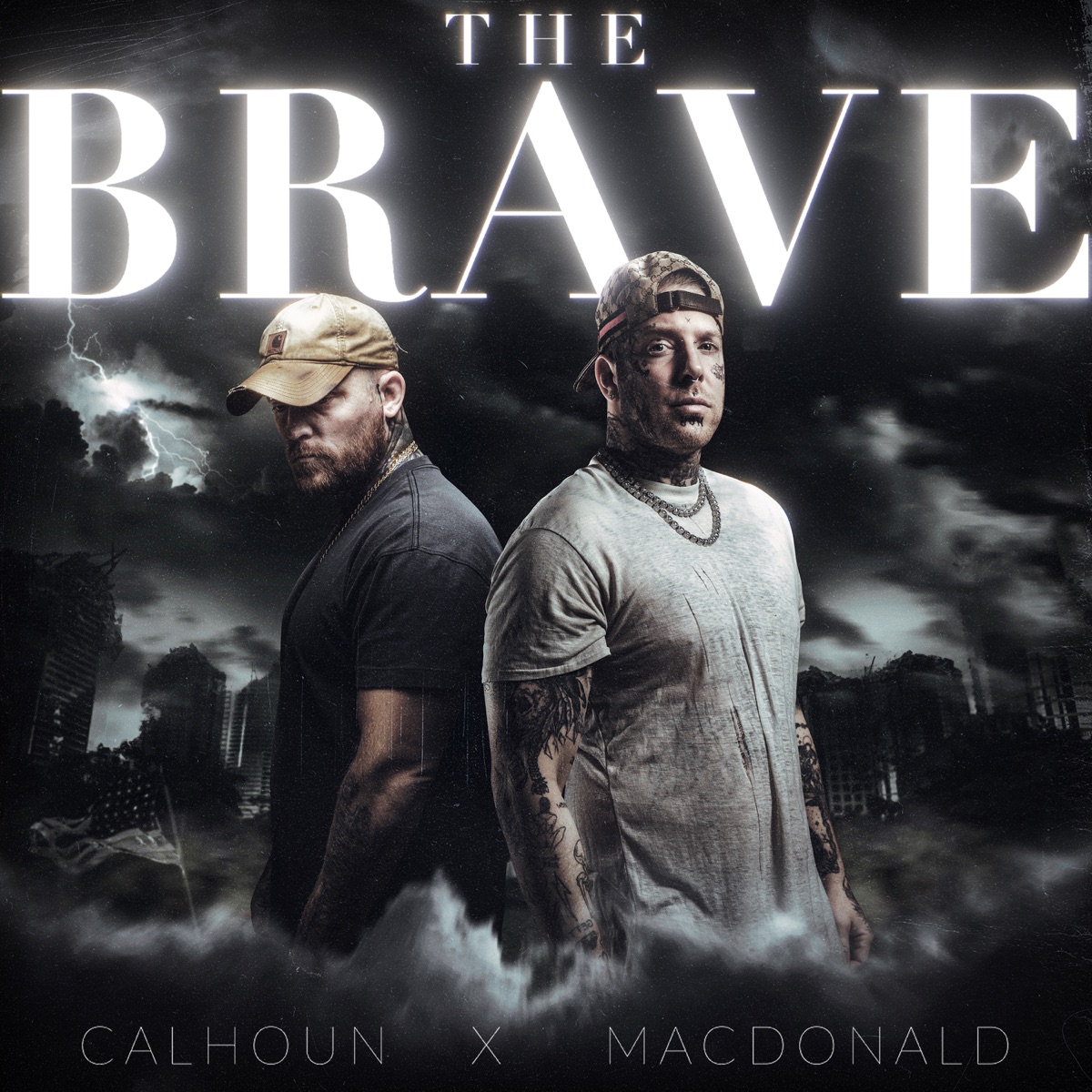 The Brave by Tom MacDonald & Adam Calhoun album cover