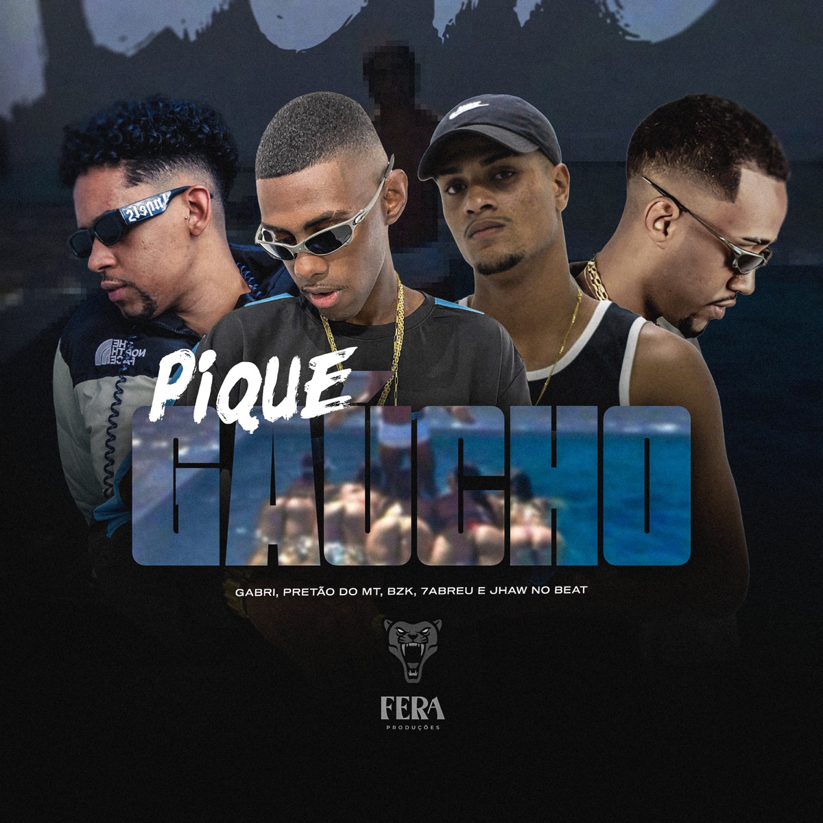 Pique Gaúcho (feat. Gabri & BZK OFC) - Single by Pretão do Mt, 7Abreu & Jhaw no Beat album cover
