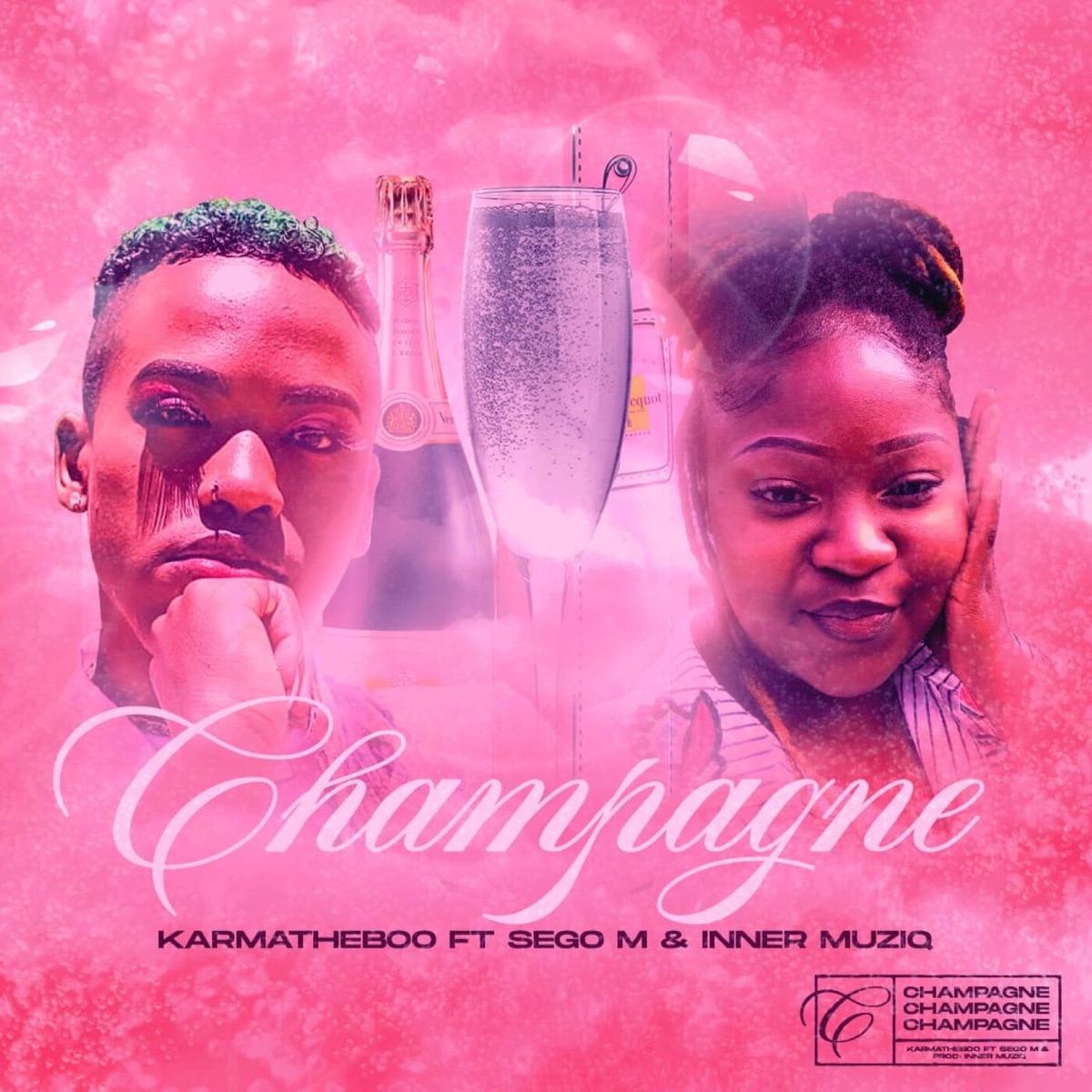 Champagne (feat. Sego M & Inner Muziq) - Single by KarmaTheBoo album cover
