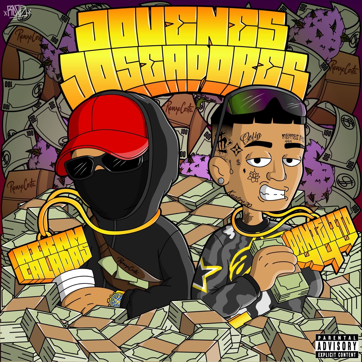 Jovenes Joseadores (feat. Airam Calada$) - Single by Danielito 444 album cover