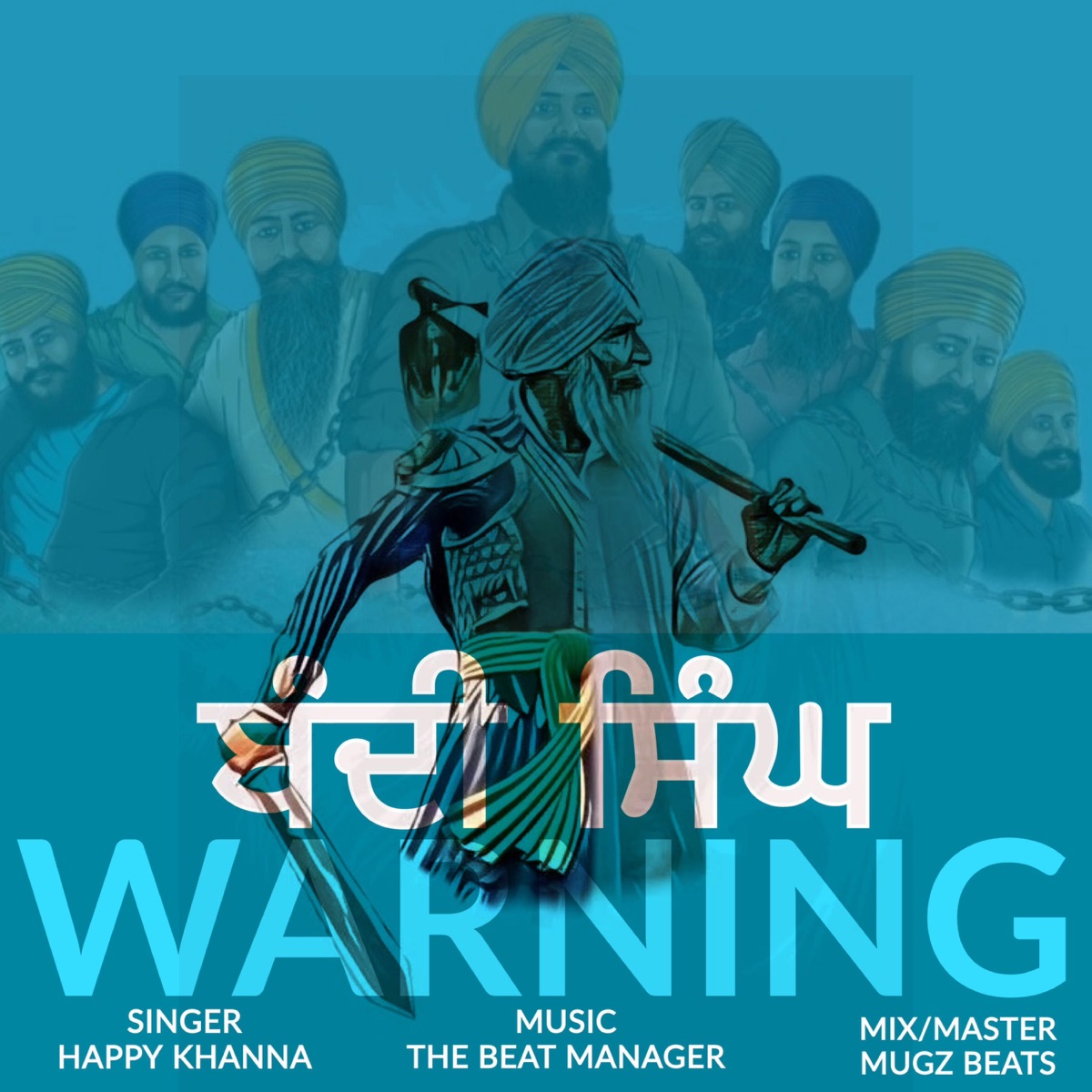 Warning (Bandi Singh) - Single by HAPPY KHANNA album cover