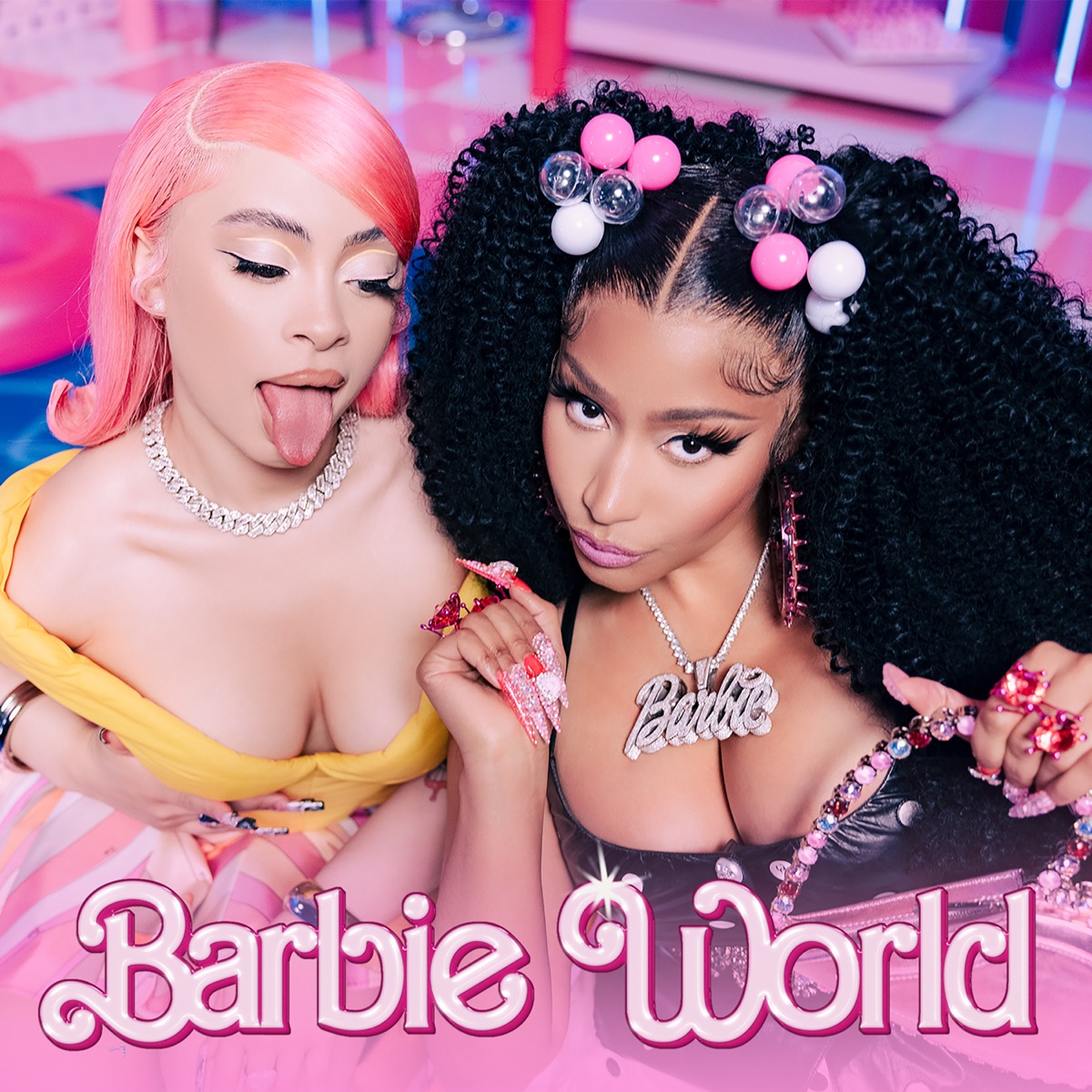 Barbie World (with Aqua) [From Barbie The Album] [Versions] - EP by Nicki Minaj & Ice Spice album cover
