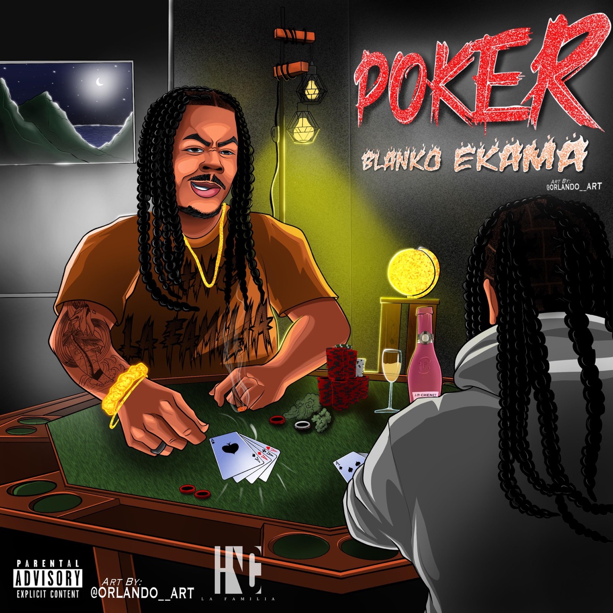 Poker - Single by Blanko Ekama album cover