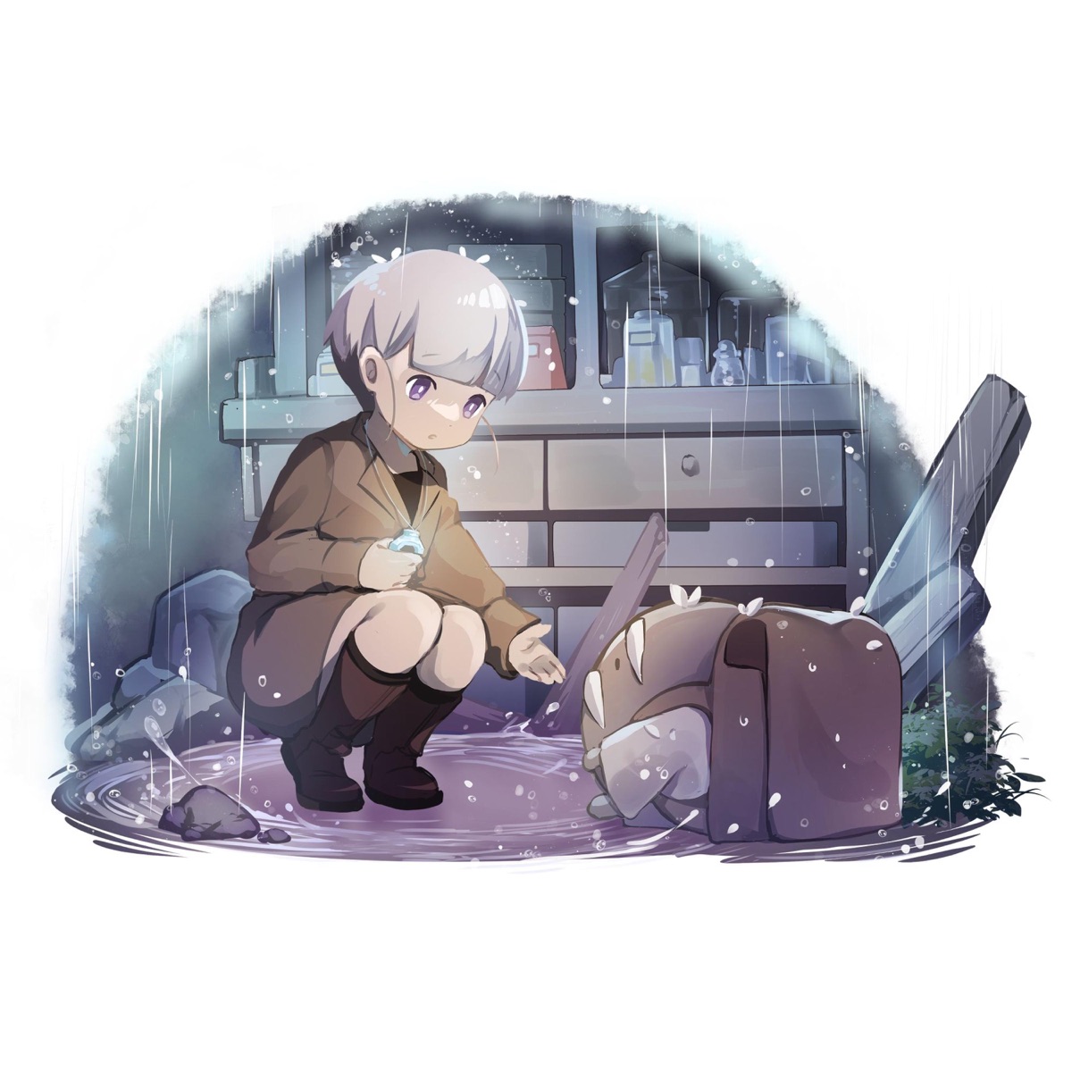 Un Deux Trois (feat. なつなや) - Single by Miyolophone album cover