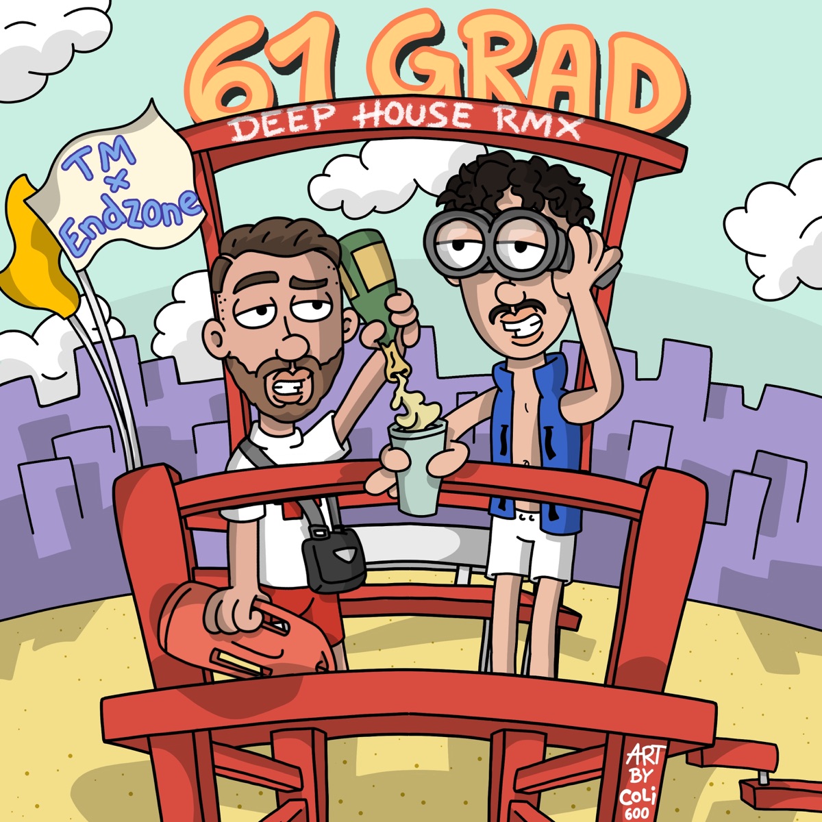 61 Grad (Deep House RMX) - Single by Endzone & TM album cover