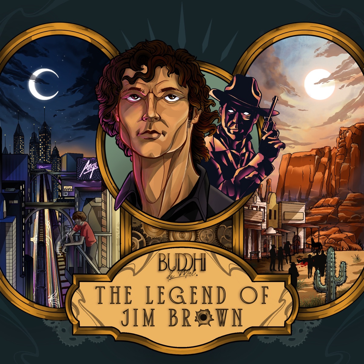 The Legend of Jim Brown by Buddhi De Mal album cover