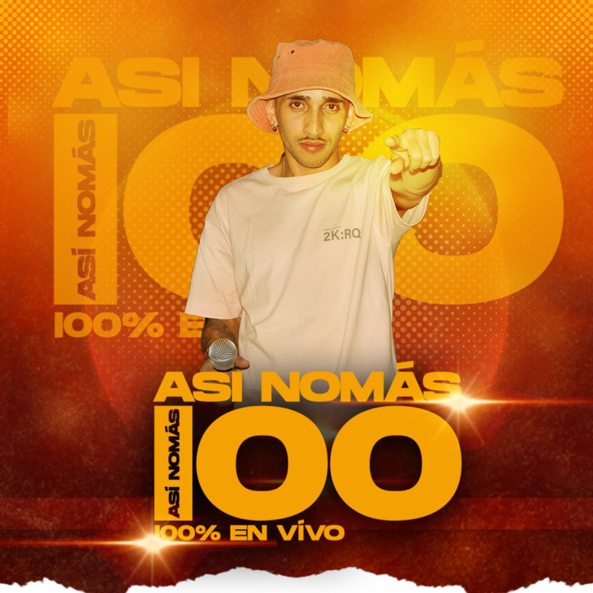 100 - En El Estudio (En Vivo) - Single by Así Nomas album cover