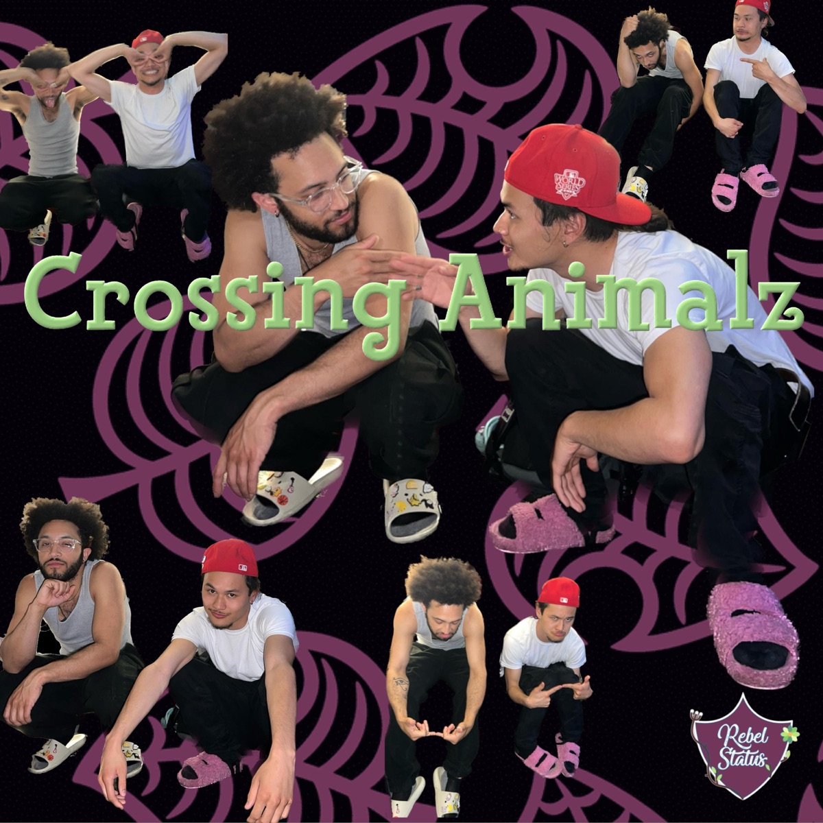 Crossing Animalz (feat. Super Frosty Snowman & Kolo) - Single by Rebel Status album cover