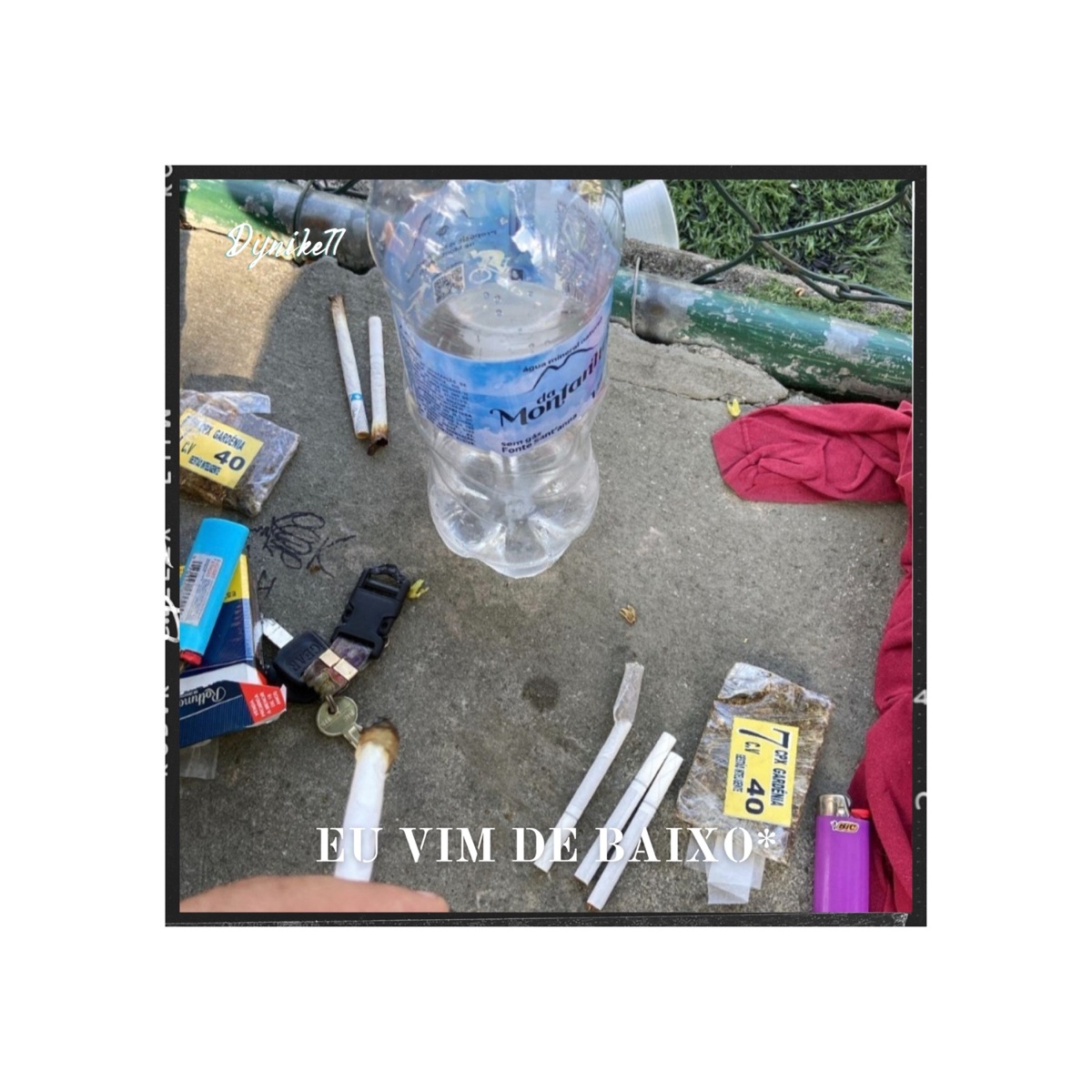 eu vim de baixo * - Single by Dynike7 album cover