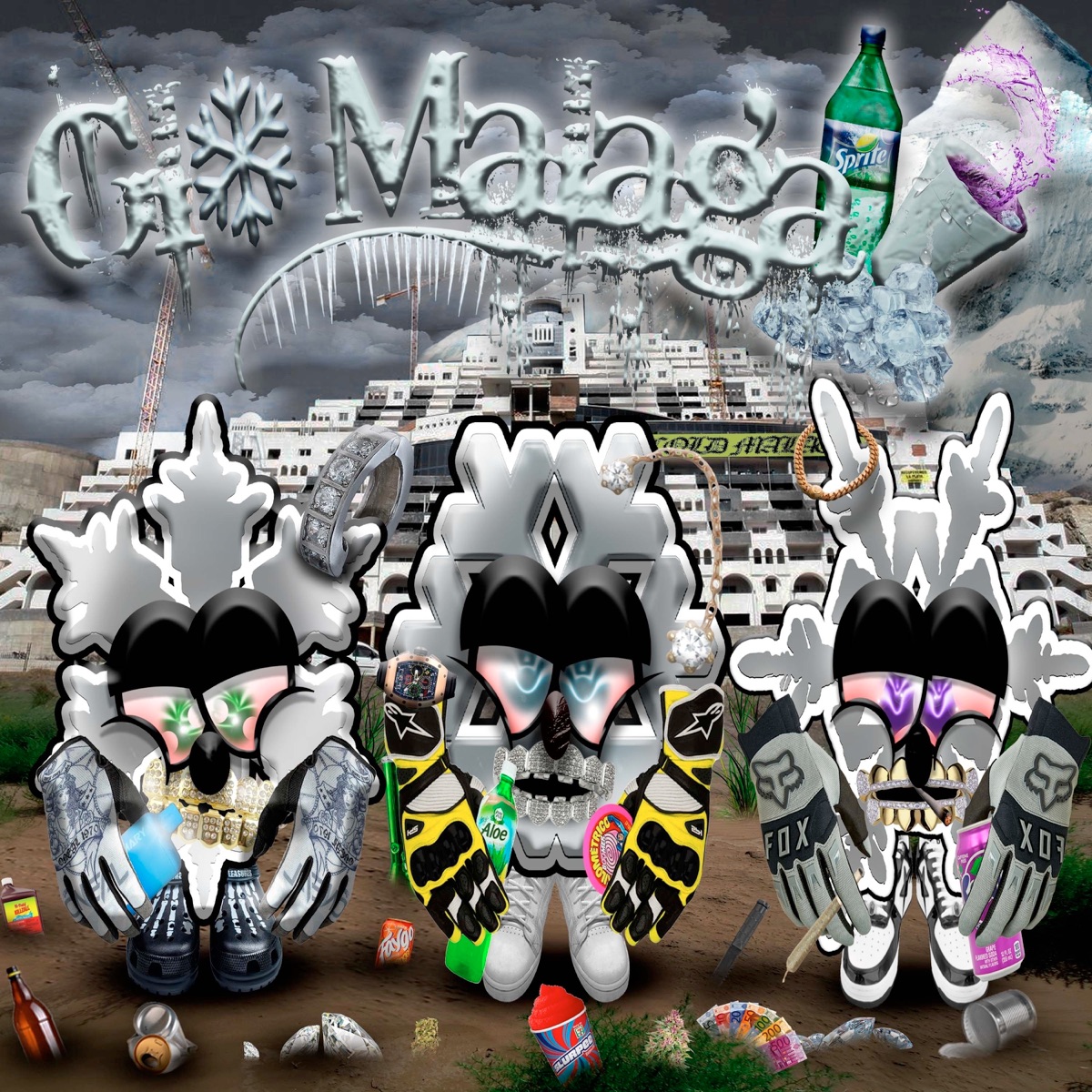 Glo Málaga - Single by El WiWi, cybernene & yyy891 album cover