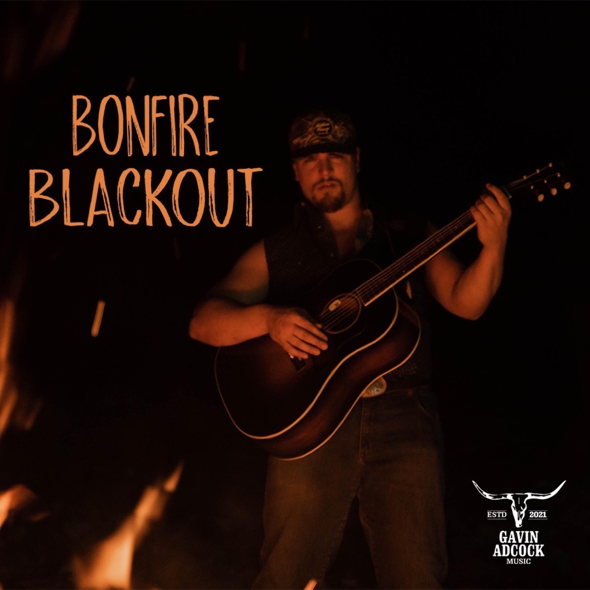 Bonfire Blackout by Gavin Adcock album cover