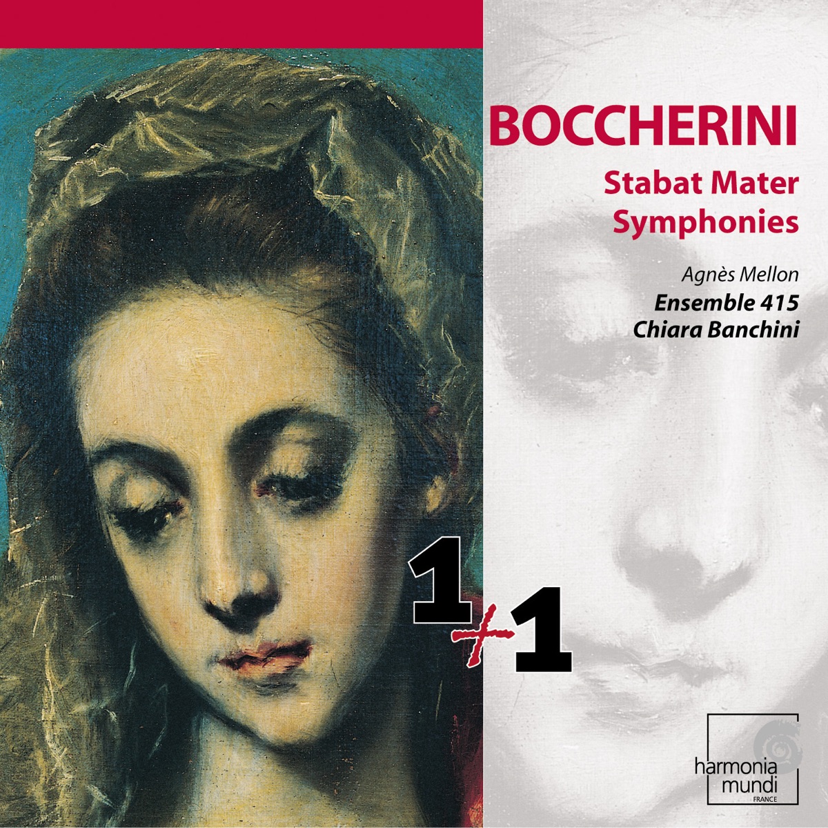 Boccherini: Stabat Mater & Symphonies by Agnès Mellon, Ensemble 415 & Chiara Banchini album cover