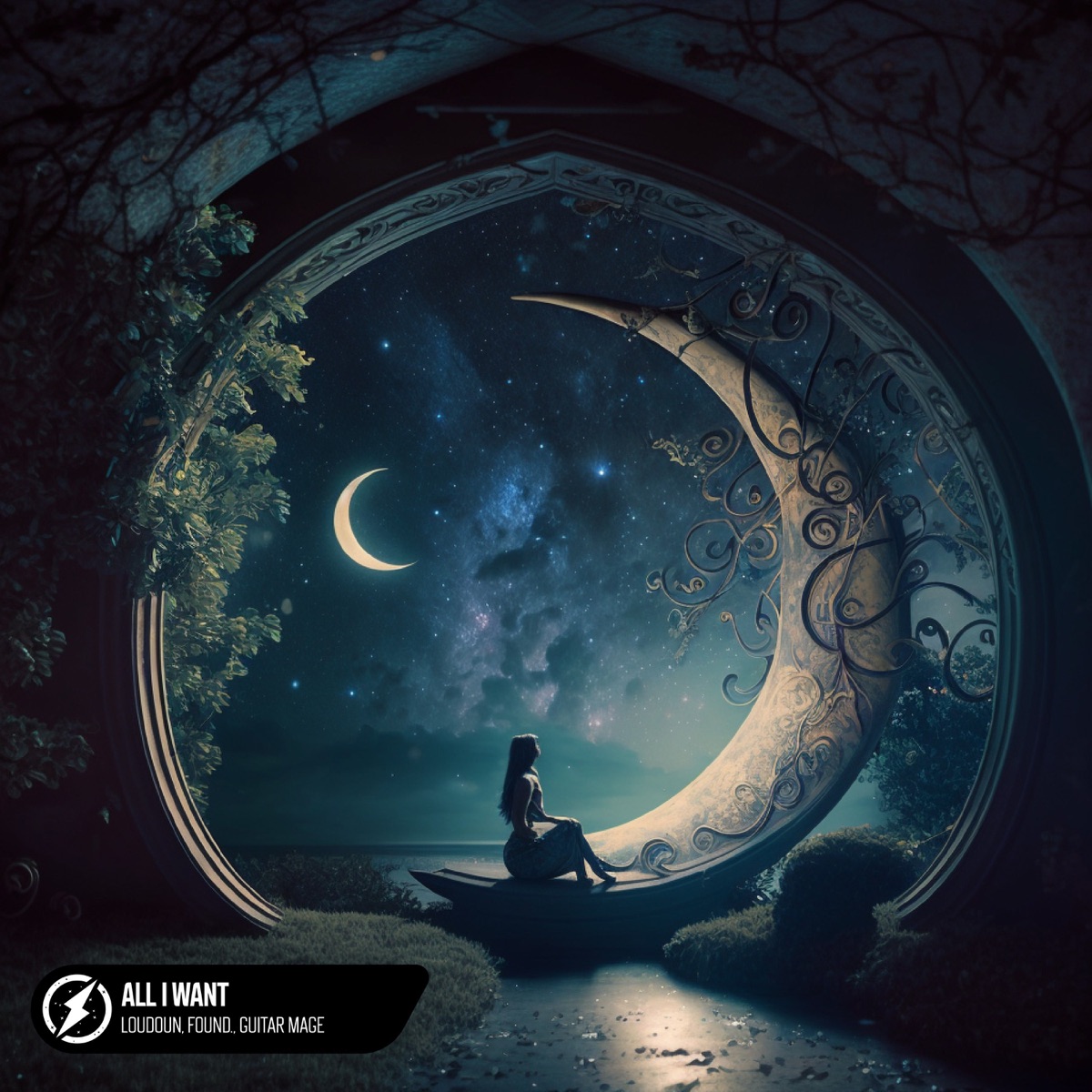 All I Want (Acoustic) - Single by loudoun, Found & Guitar Mage album cover