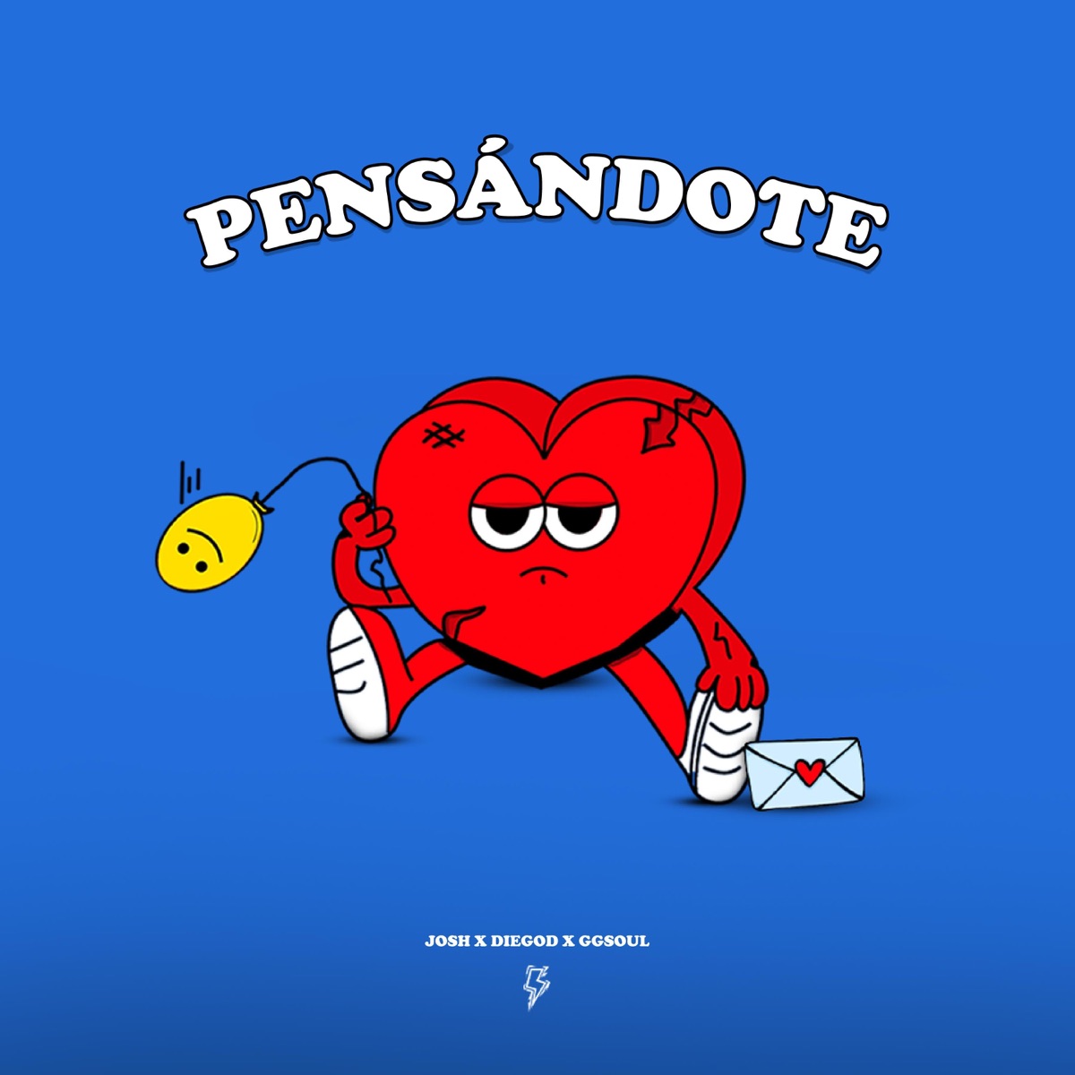 PENSÁNDOTE (feat. DIEGODWAV & GG SOUL) - Single by JOSH album cover