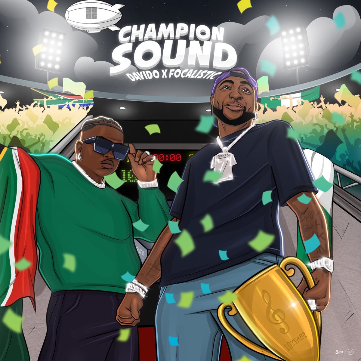 Champion Sound - Single by Davido & Focalistic album cover