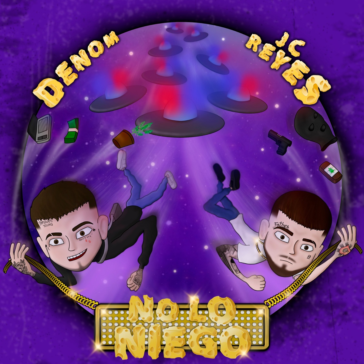 No Lo Niego - Single by Denom & JC Reyes album cover