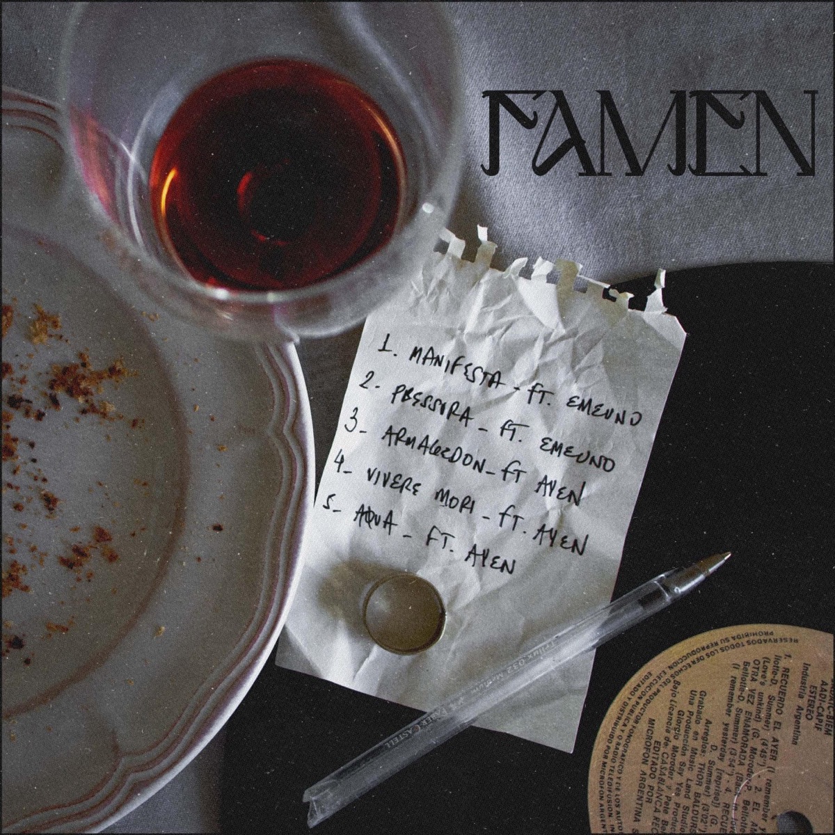 FAMEN - EP by delchurrobeatz album cover