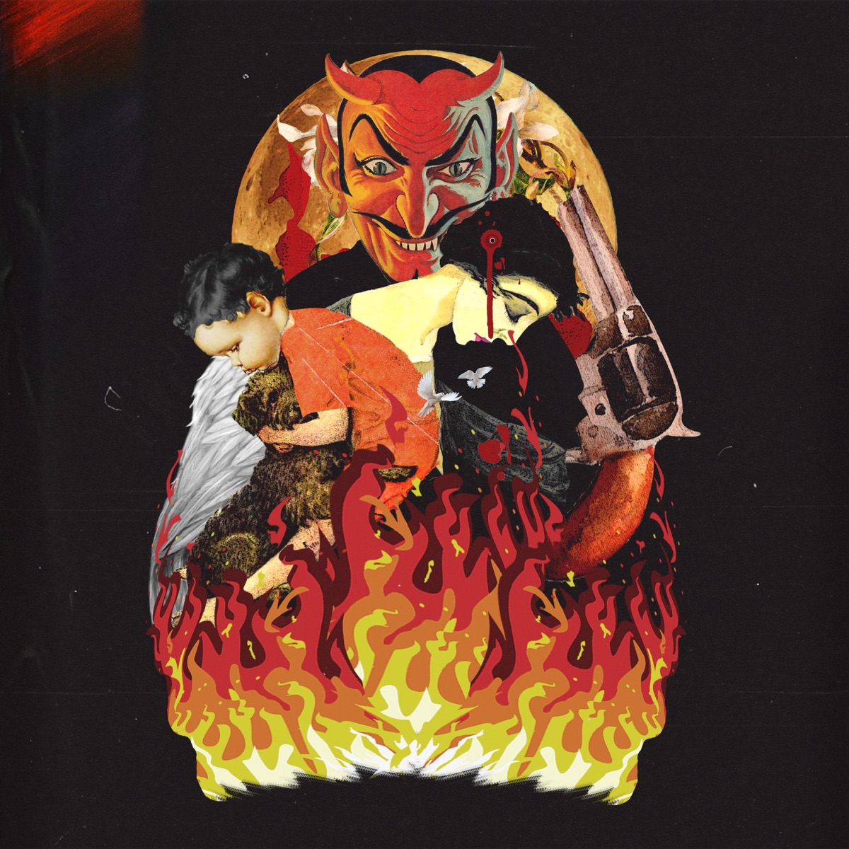 No somos nadie (feat. Brock Chávez) by Hualma album cover
