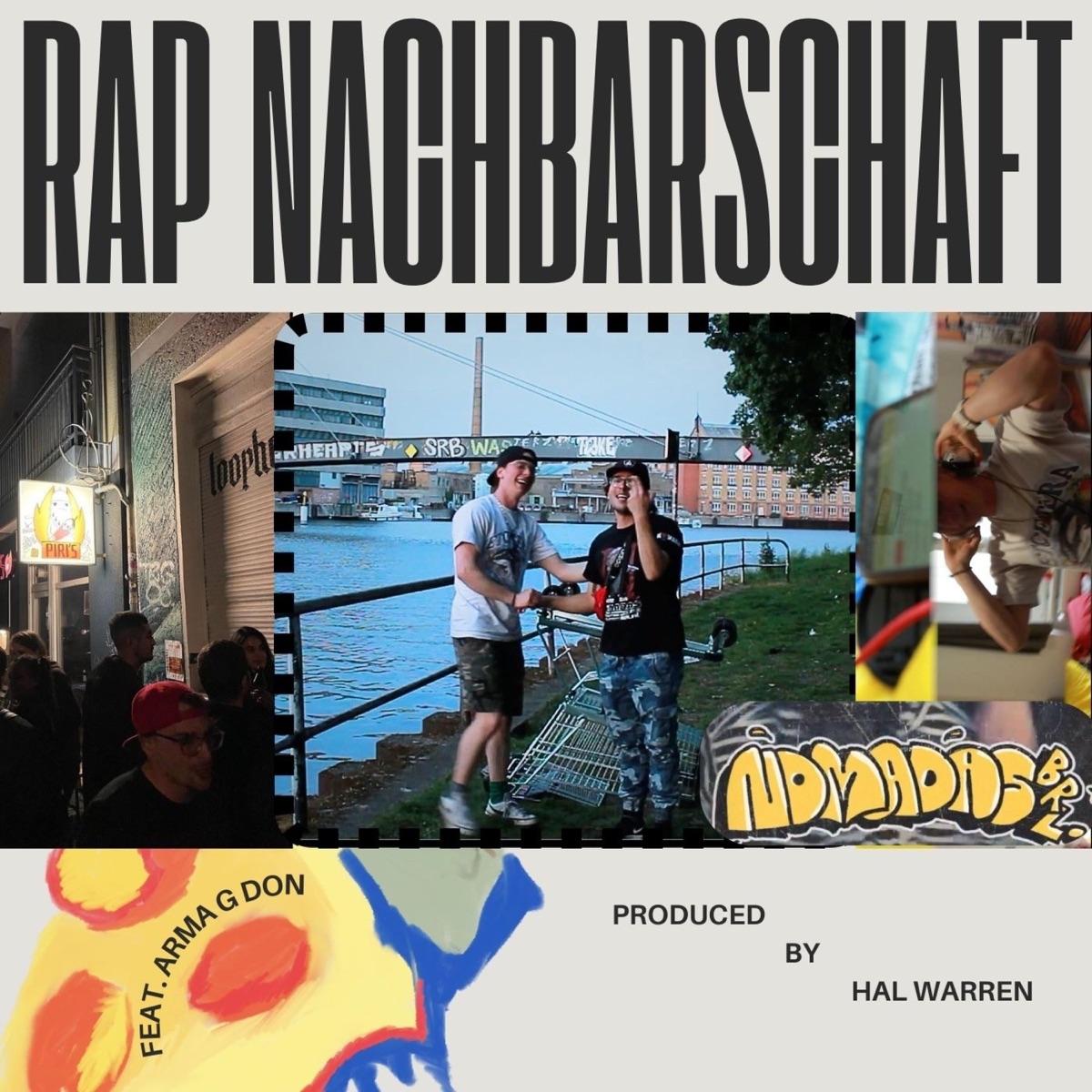 Rap Nachbarschaft (feat. Arma G Don & Nómadas BRL) - Single by Hal Warren album cover