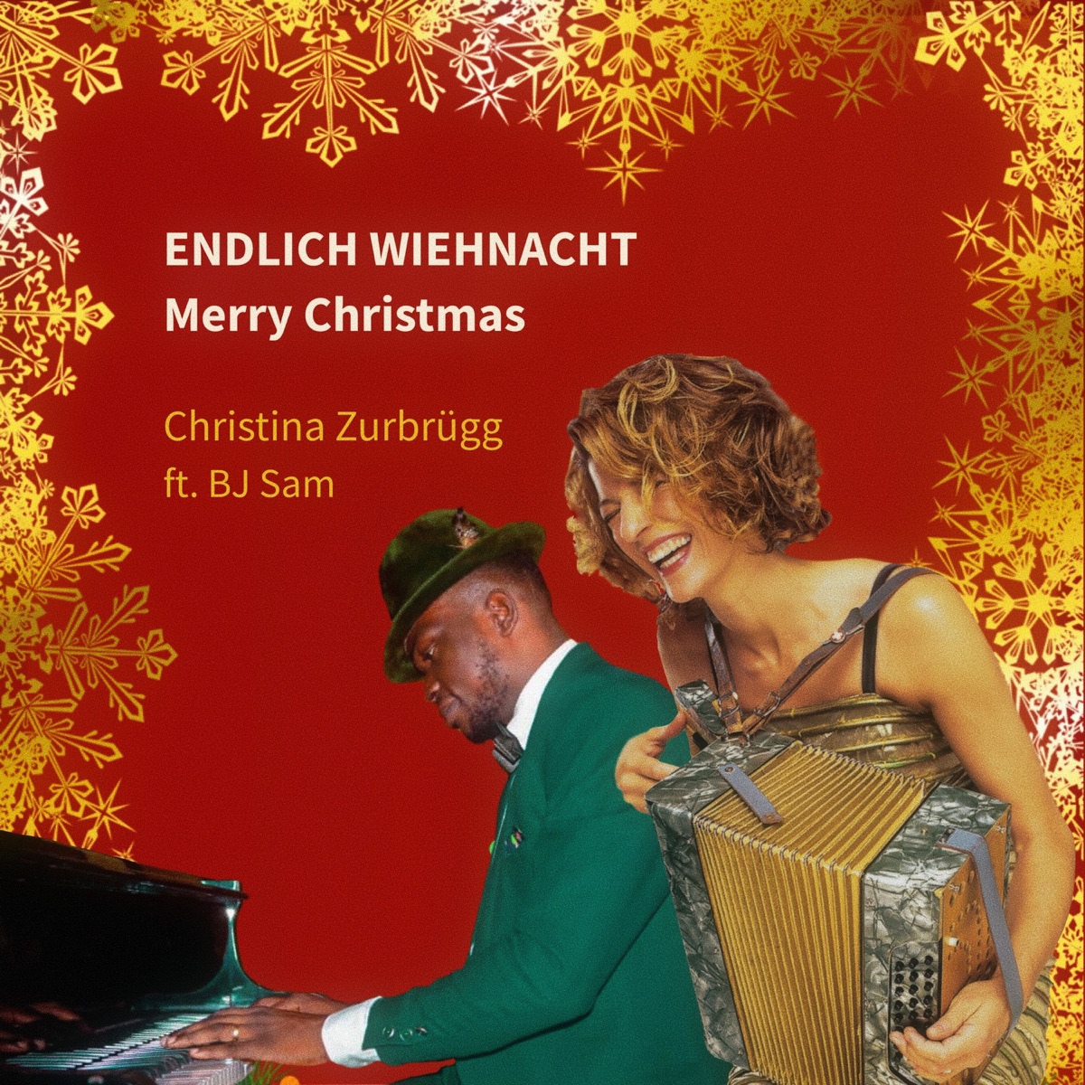 Endlich Wiehnacht: Merry Christmas (feat. BJ Sam) - Single by Christina Zurbrügg album cover
