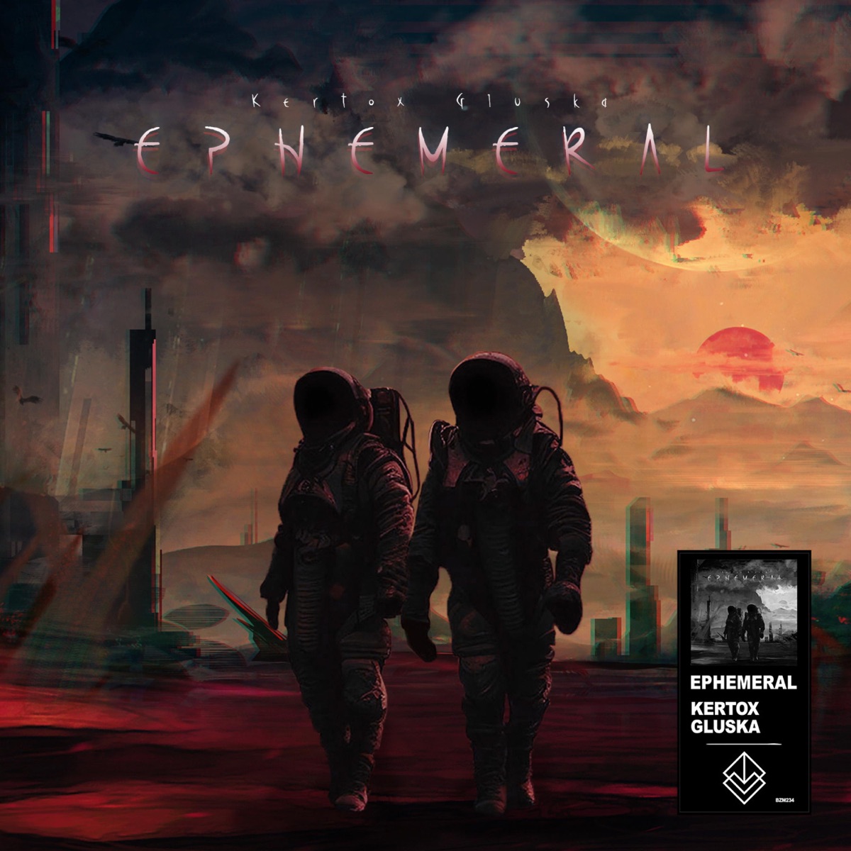 Ephemeral - Single by Kertox & Gluska album cover