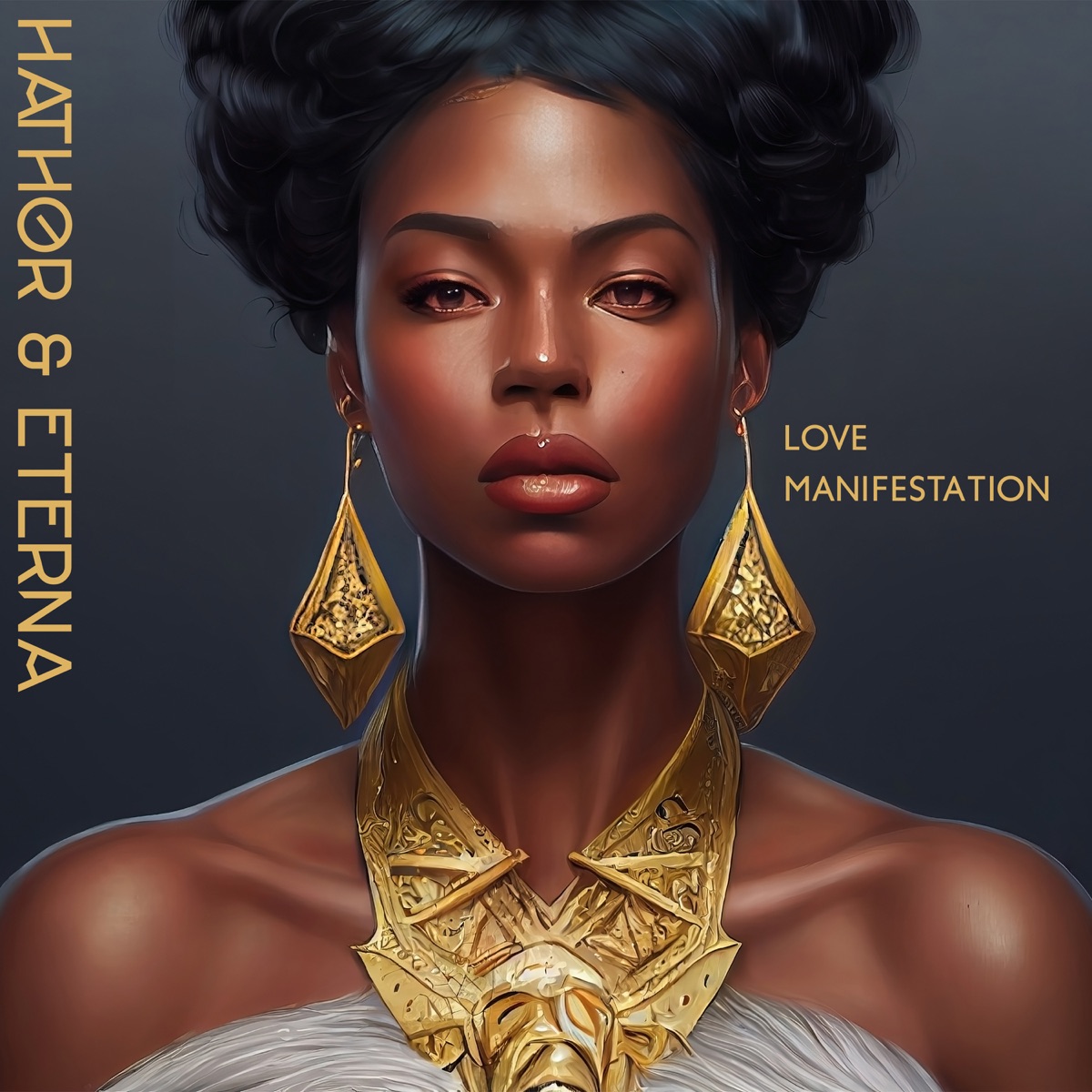 Hathor & Eternal Love: Egyptian Ritual Meditation to Manifest Divine Love, Twin Flame Union, Attract Healthy Relationships, Be Lucky in Love & Happy by Angam & Egyptian Meditation Temple album cover