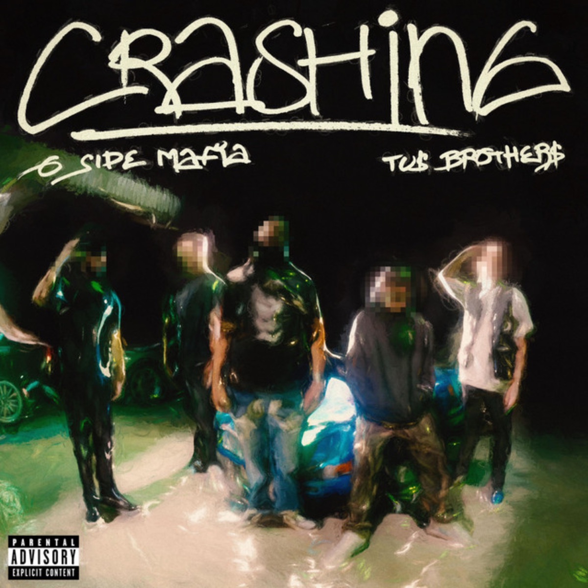 CRASHING - Single by O SIDE MAFIA & Tu$ Brother$ album cover