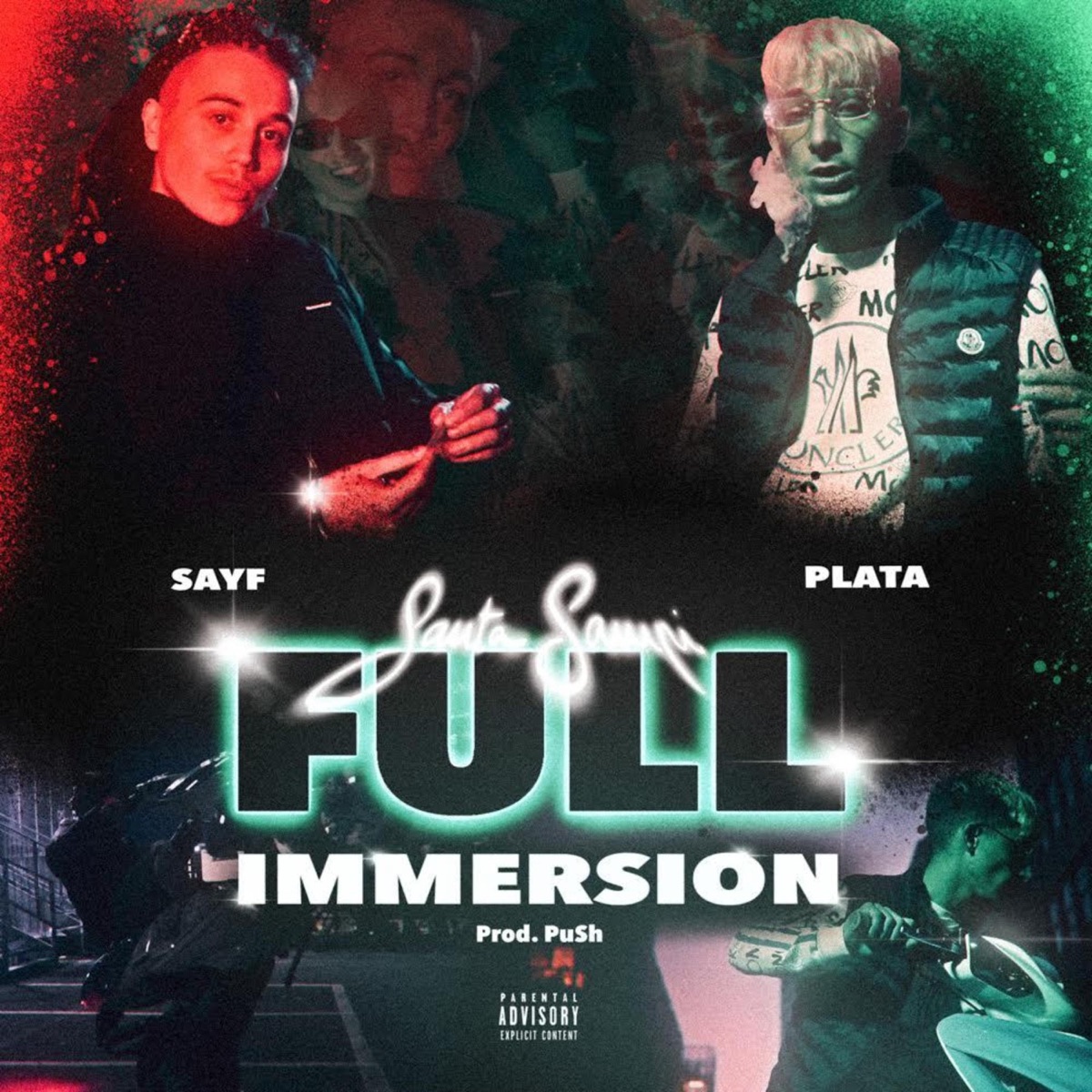 Full immersion (feat. Sayf) [Santa Sampi] - Single by Plata album cover