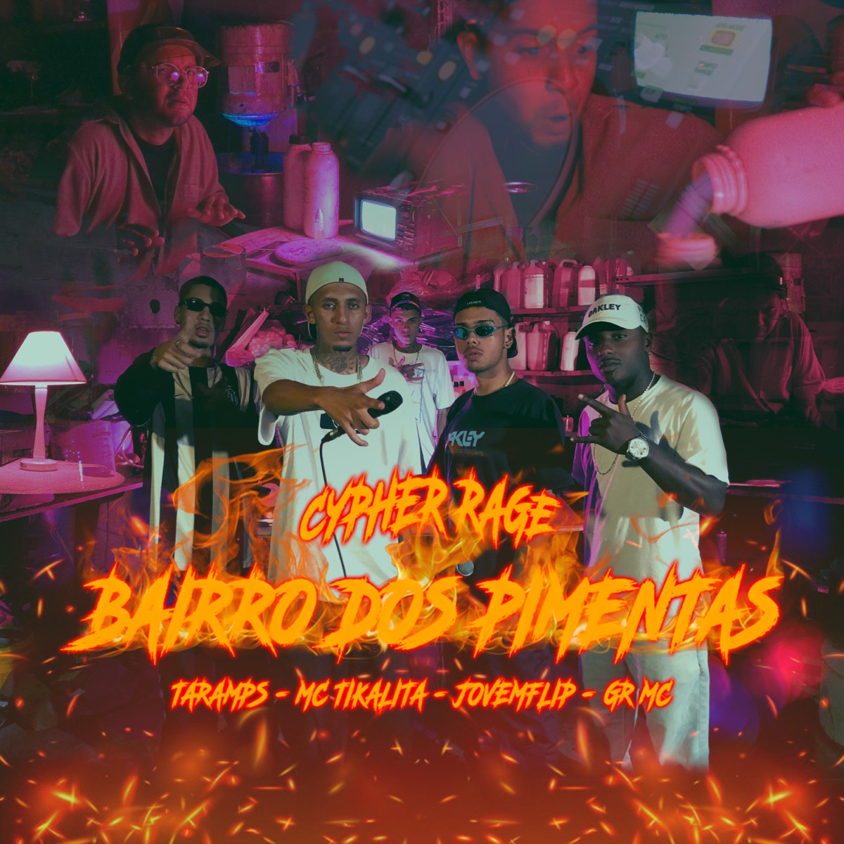 Cypher Rage - Bairro dos Pimentas (feat. MC Tikalita, JovemFlip & Gr Mc) - Single by Taramps album cover
