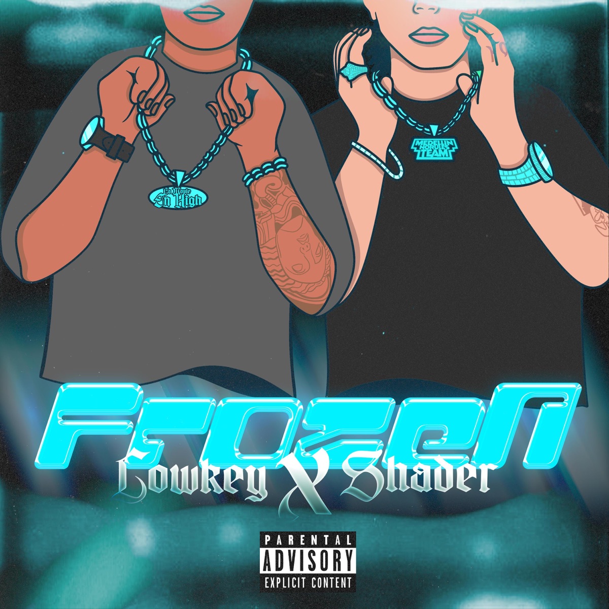 Frozen (feat. Shader) - Single by Lowkey album cover