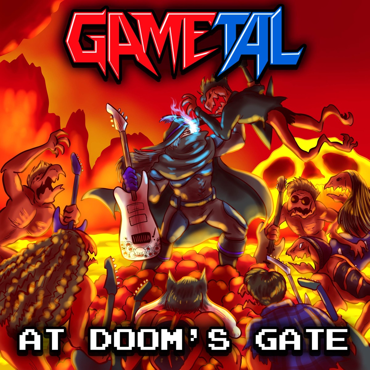 At Doom's Gate (From "Doom") [feat. Joshua Taipale, Hountr64, Husky by the Geek, YaBoiMatoi, FamilyJules, ToxicxEternity, RichaadEB & Ro Panuganti] - Single by GaMetal album cover