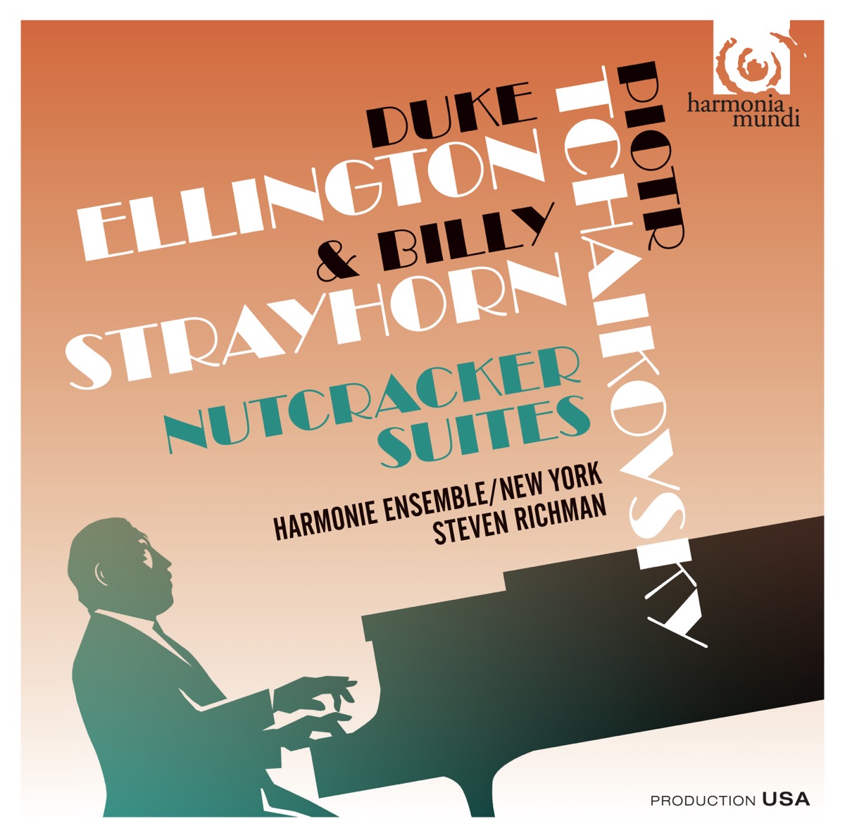 Tchaikovsky & Ellington: The Nutcracker Suites, Classical & Jazz by Harmonie Ensemble/New York & Steven Richman album cover