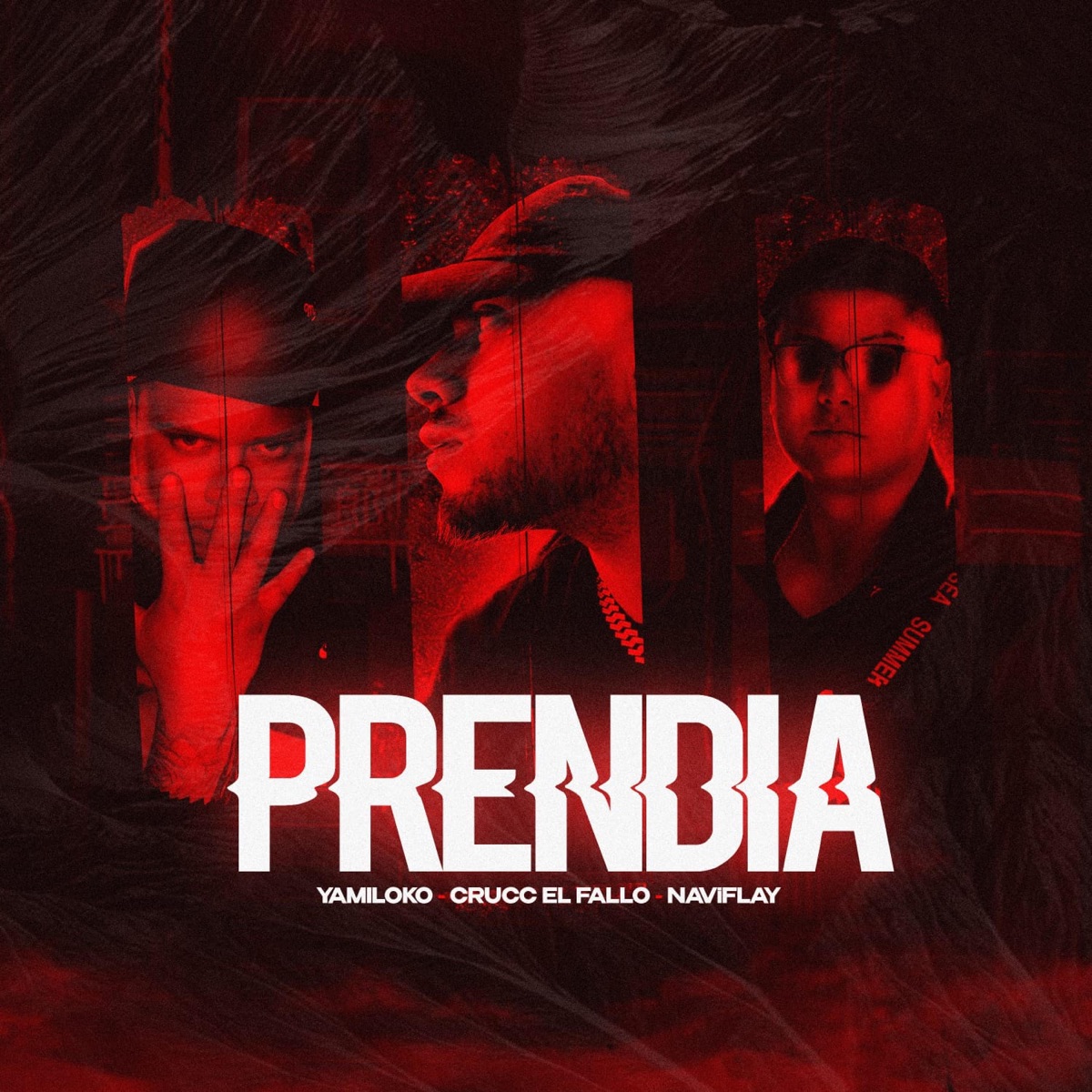 PRENDIA (feat. Naviflay & Yamiloko) - Single by CruccelFallo album cover