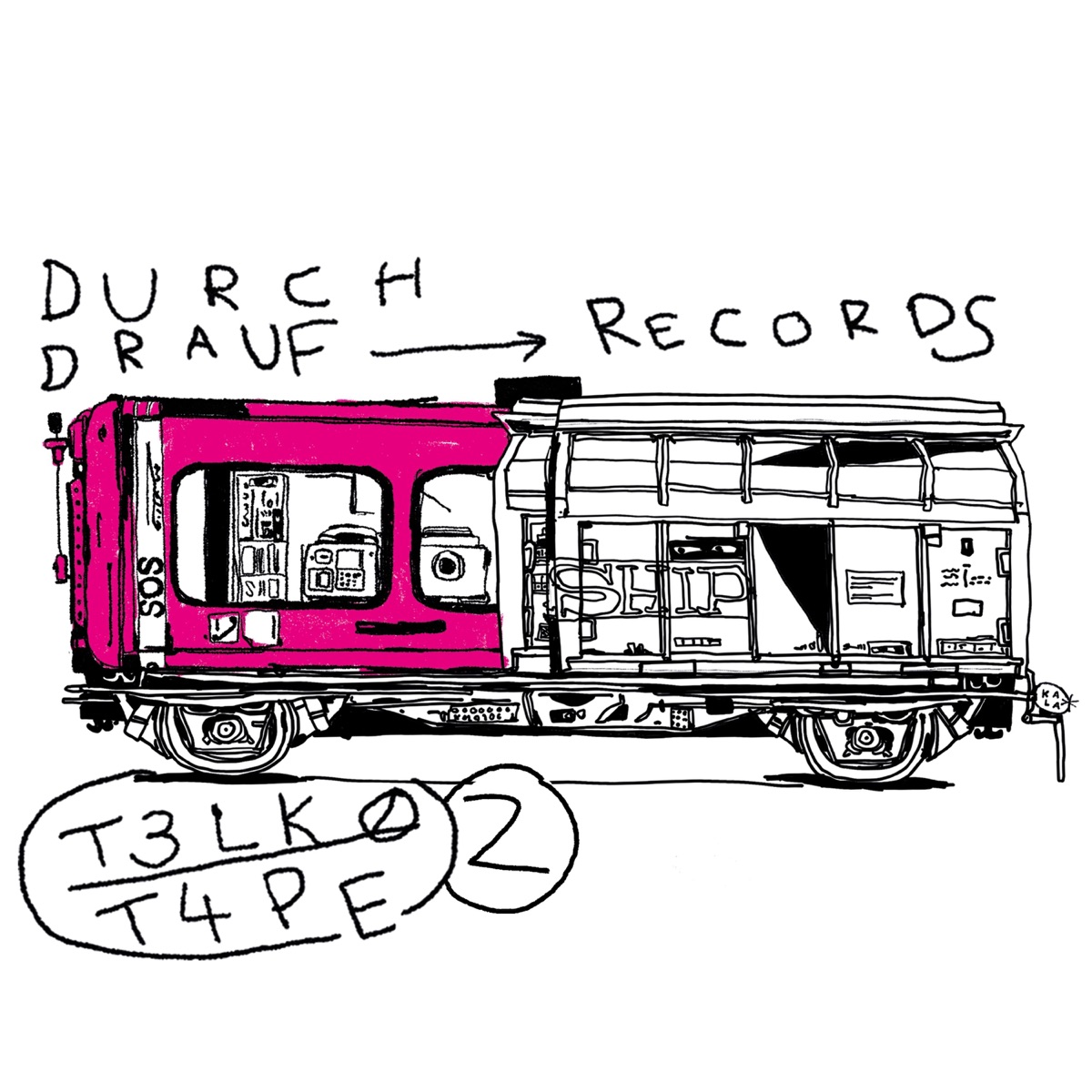 T3LK0 T4PE 2 by Durch Drauf album cover