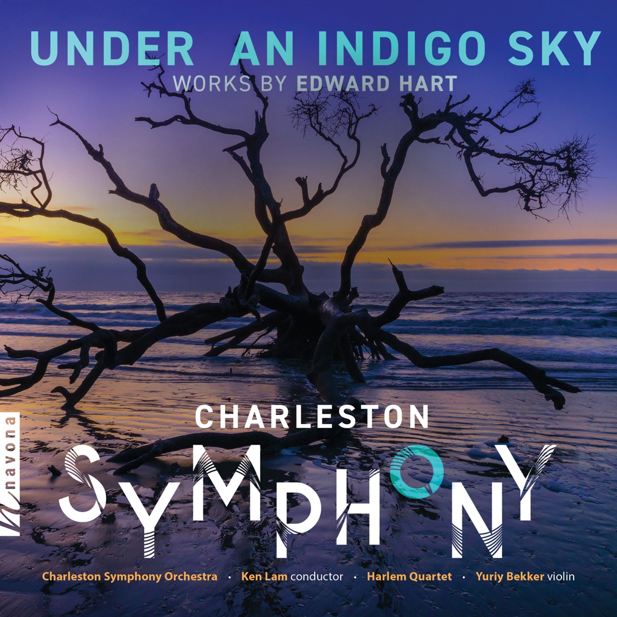 Under an Indigo Sky: III. Misty Blue Horizon - Single by Yuriy Bekker, Charleston Symphony Orchestra & Ken Lam album cover