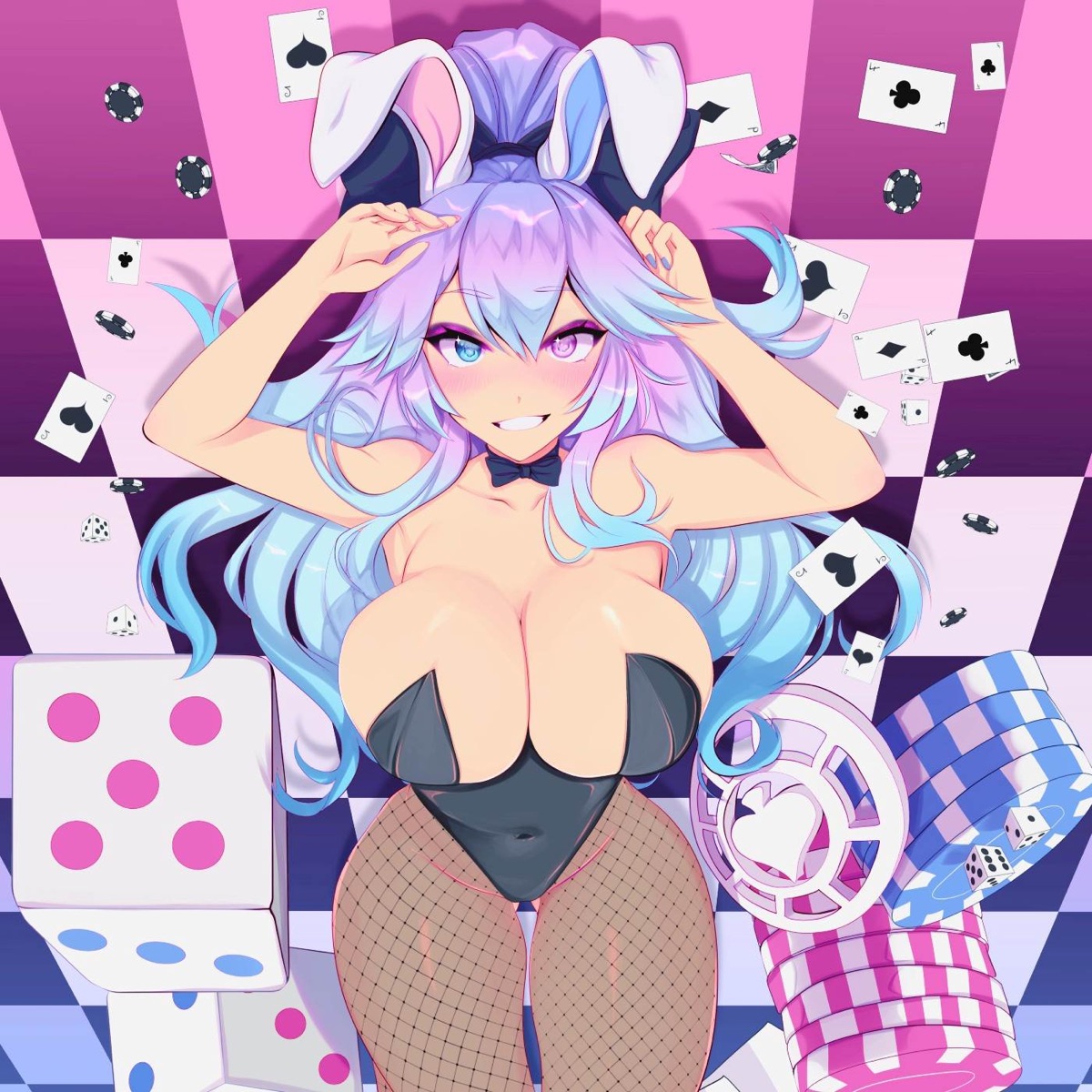 Poker Face - Single by CottontailVA & SixteenInMono album cover