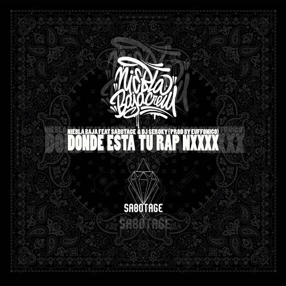 Dónde Está tu Rap Nxxxx (feat. SABOTAGE, DJ SEROKY & EUFFONICO) - Single by Niebla Baja album cover