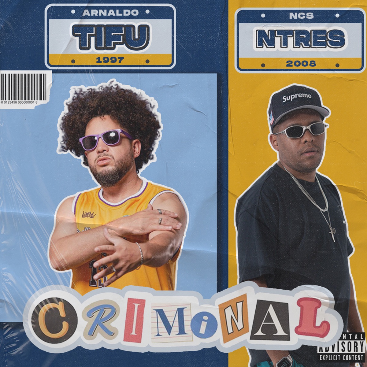 Criminal (feat. Dj B8) - Single by Ntres, Skeeter Beats & Arnaldo Tifu album cover