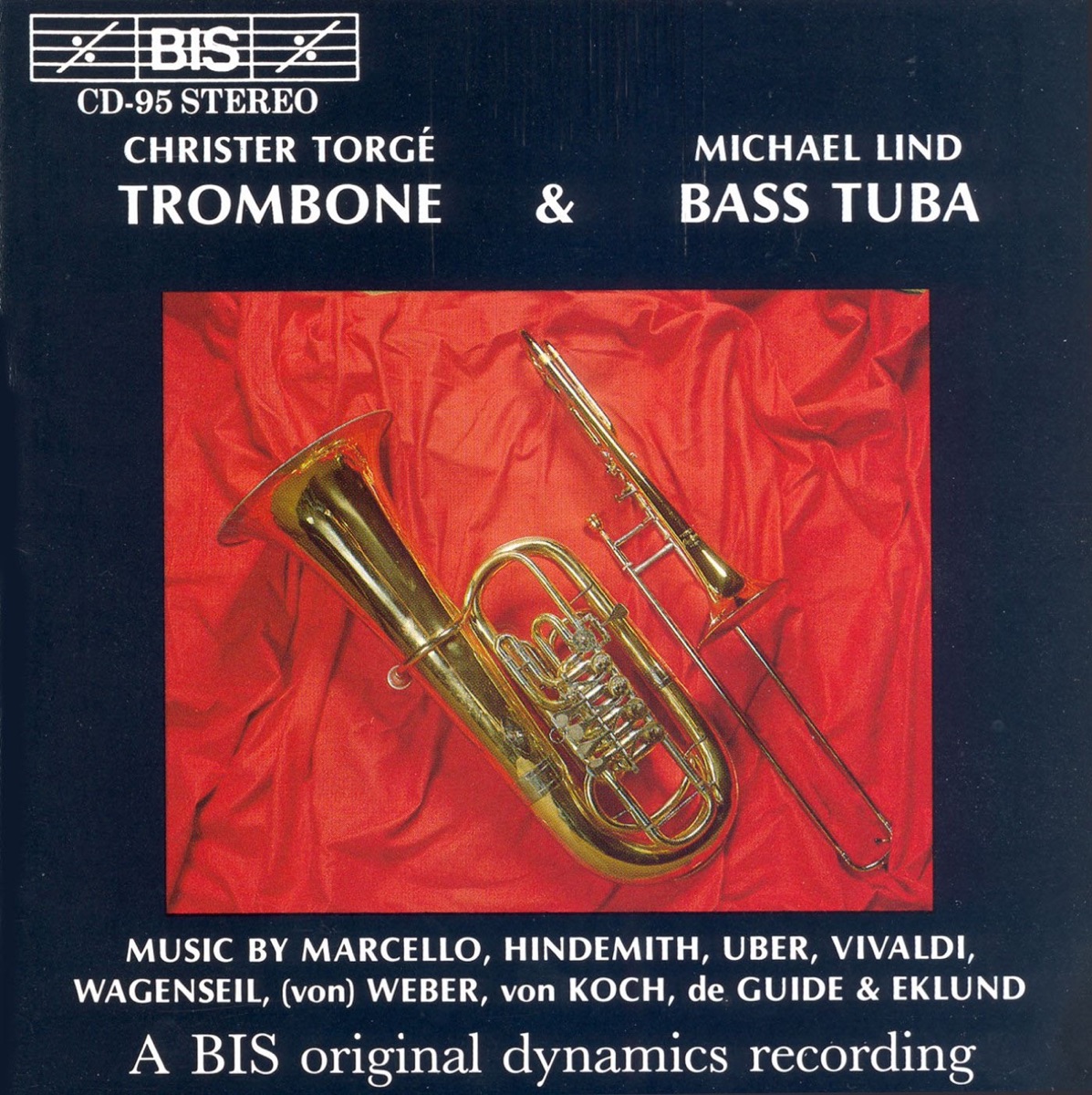 Vivaldi / Weber / Marcello: Trombone and Tuba by Michael Lind & Christer Torge album cover