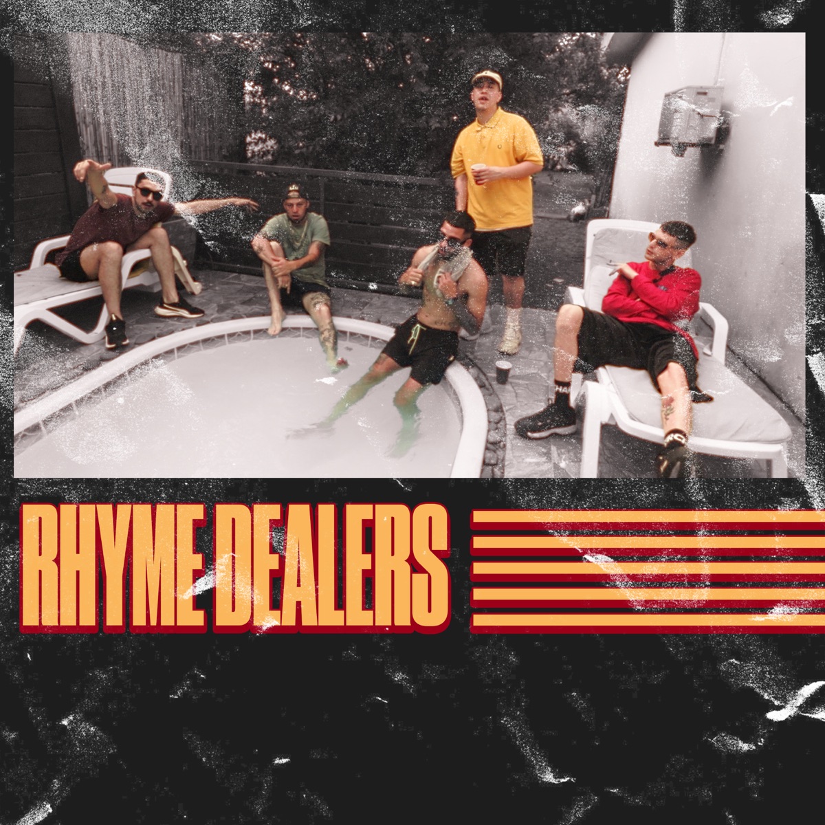 Rhyme Dealers (feat. Clima & Brapis) - Single by Sáez'93, Jomson & JT album cover