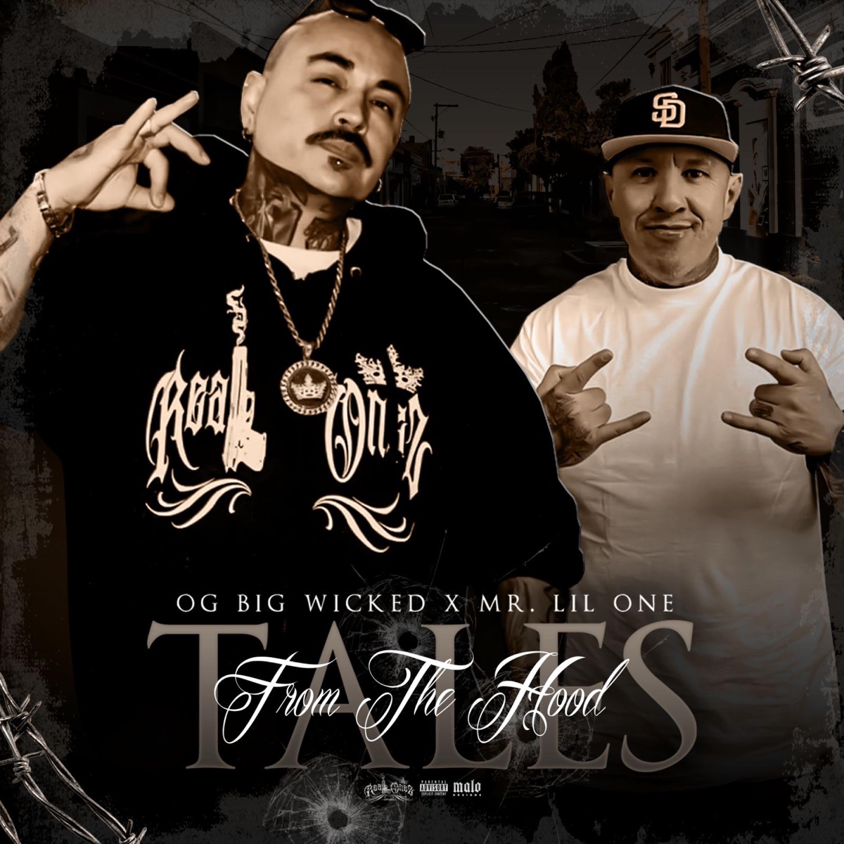 Tales From the Hood - EP by OG Big Wicked & Mr. Lil One album cover
