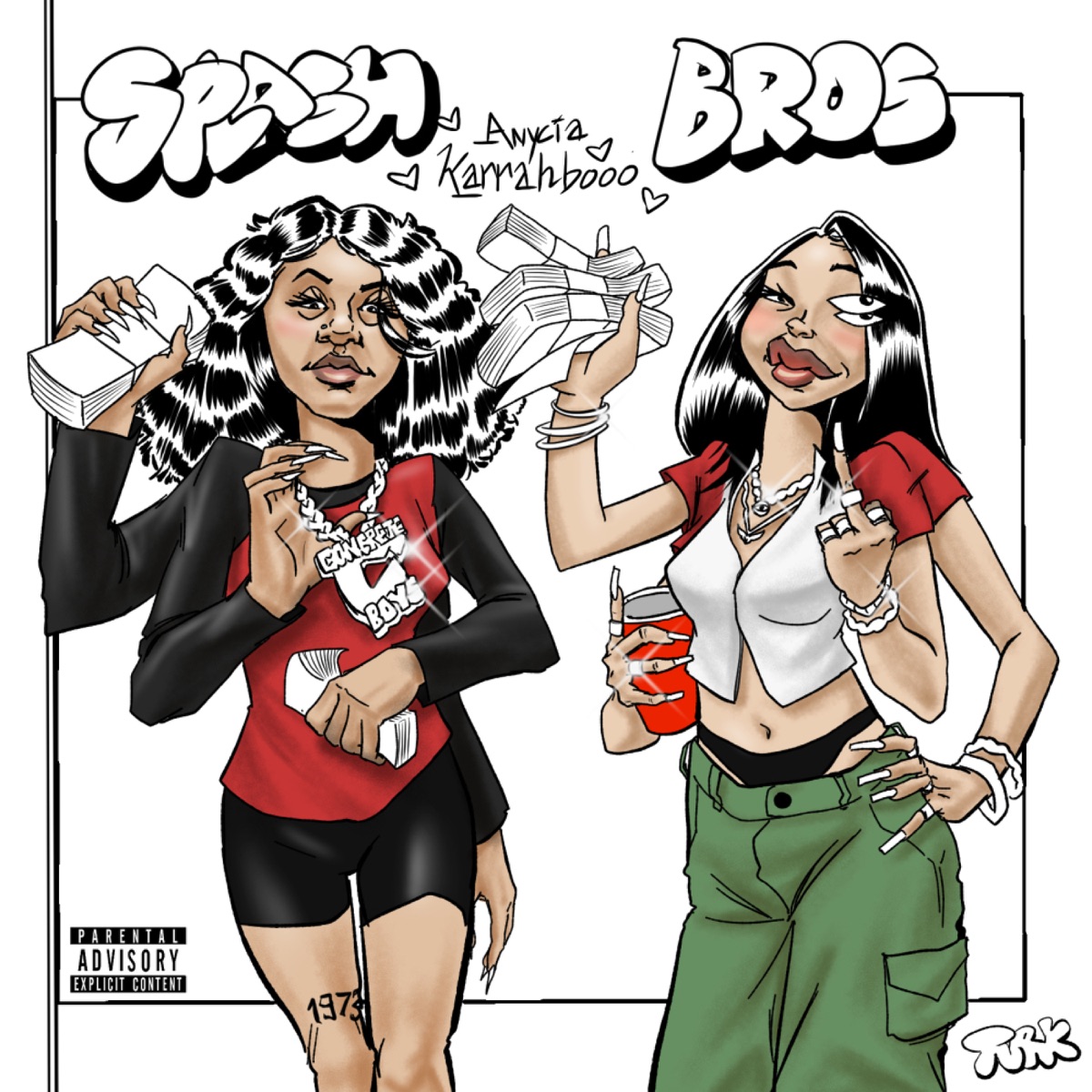 SPLASH BROTHERS - Single by Anycia & KARRAHBOOO album cover